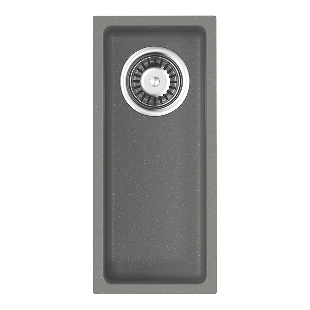 Изображение товара Кухонная мойка OMOIKIRI Bosen 20-U-PL из искусственного гранита 20х44 см платина для кухни под стол