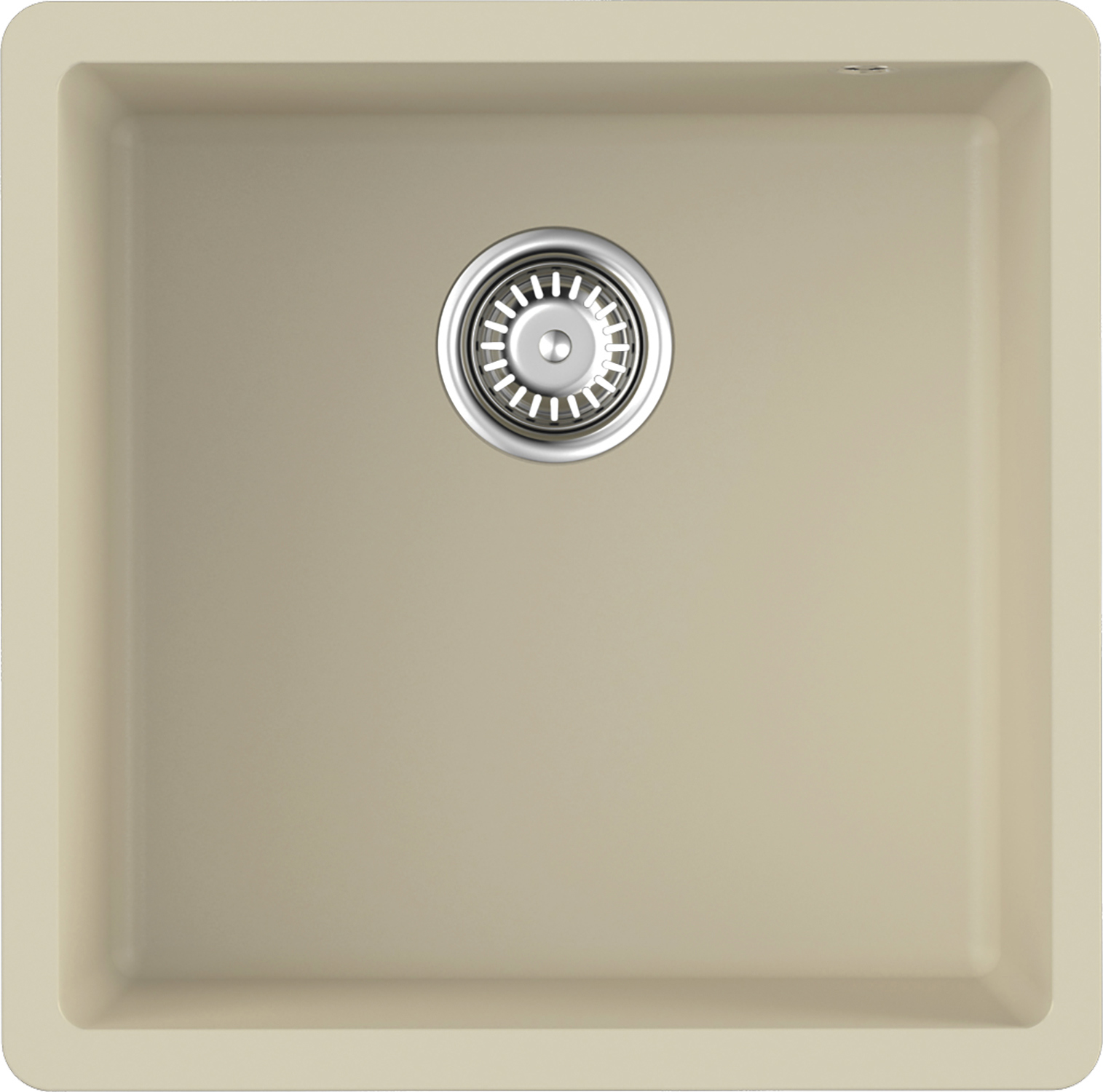 Изображение товара Накладная мойка Omoikiri Bosen 44x44x19 см гранит цвет светло-бежевый