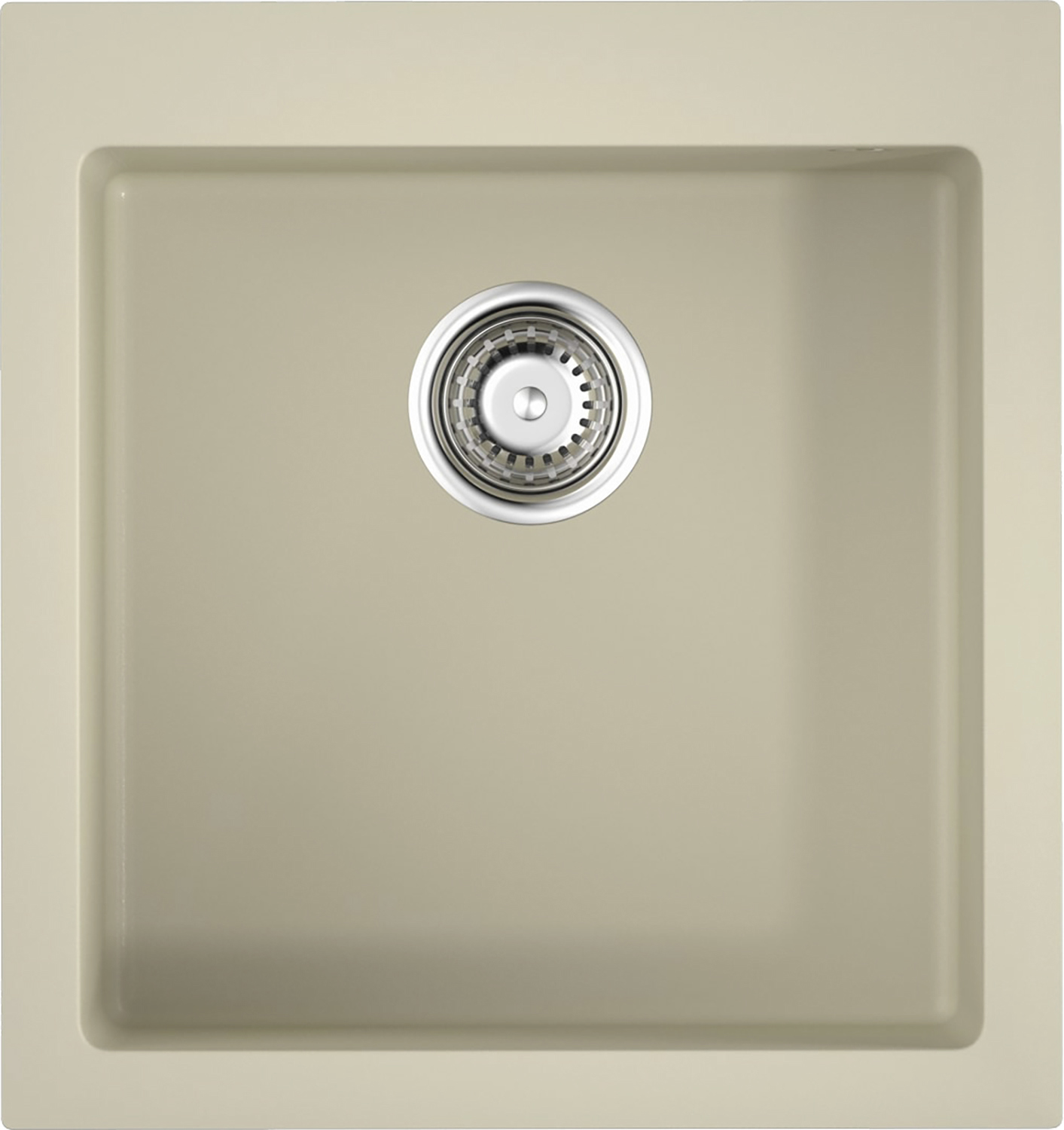 Изображение товара Врезная гранитная мойка Omoikiri Bosen 47x50 см светло-бежевый ванильный цвет