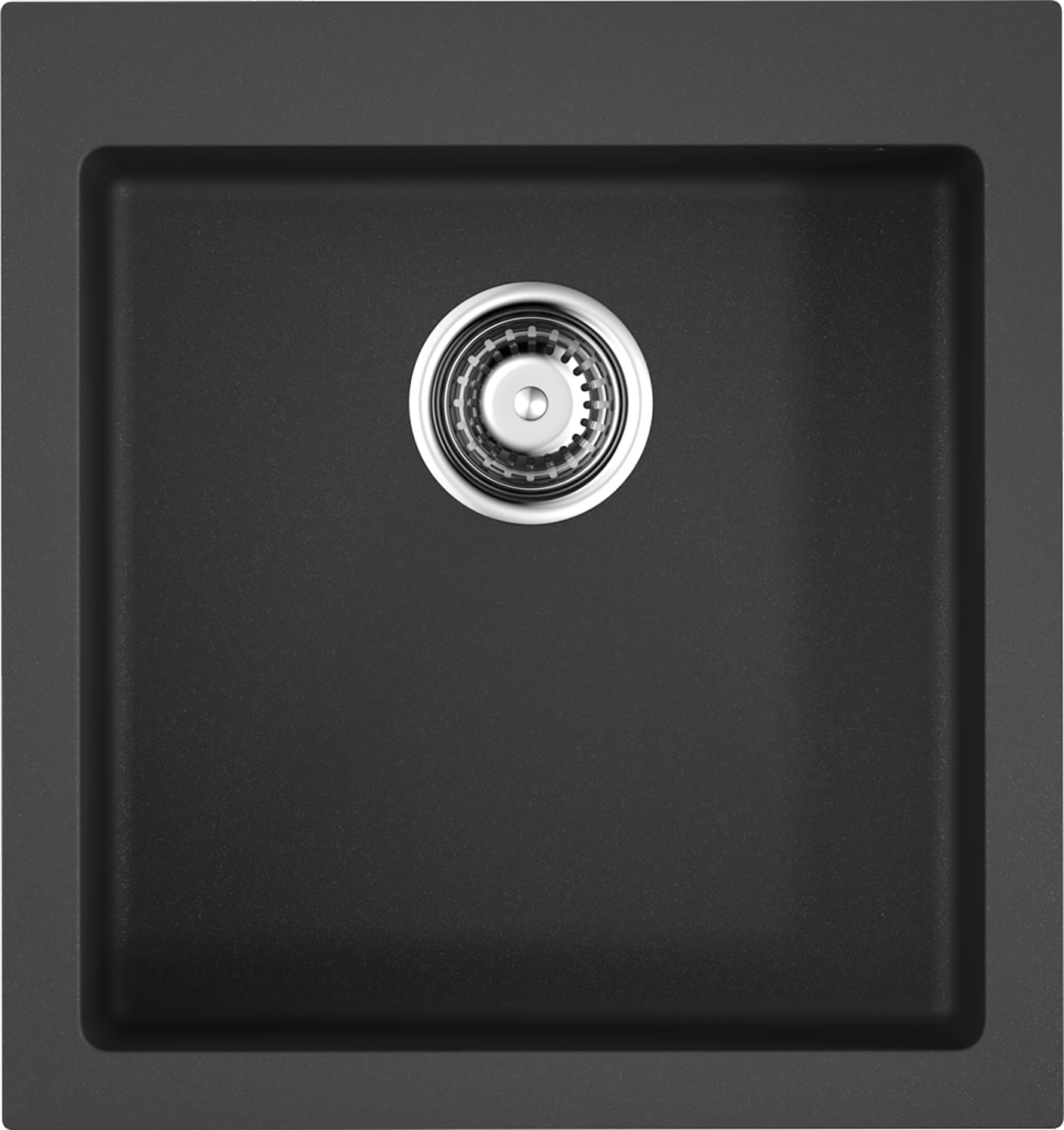 Изображение товара Врезная мойка Omoikiri Bosen 47x50 см гранит черная матовая кухня