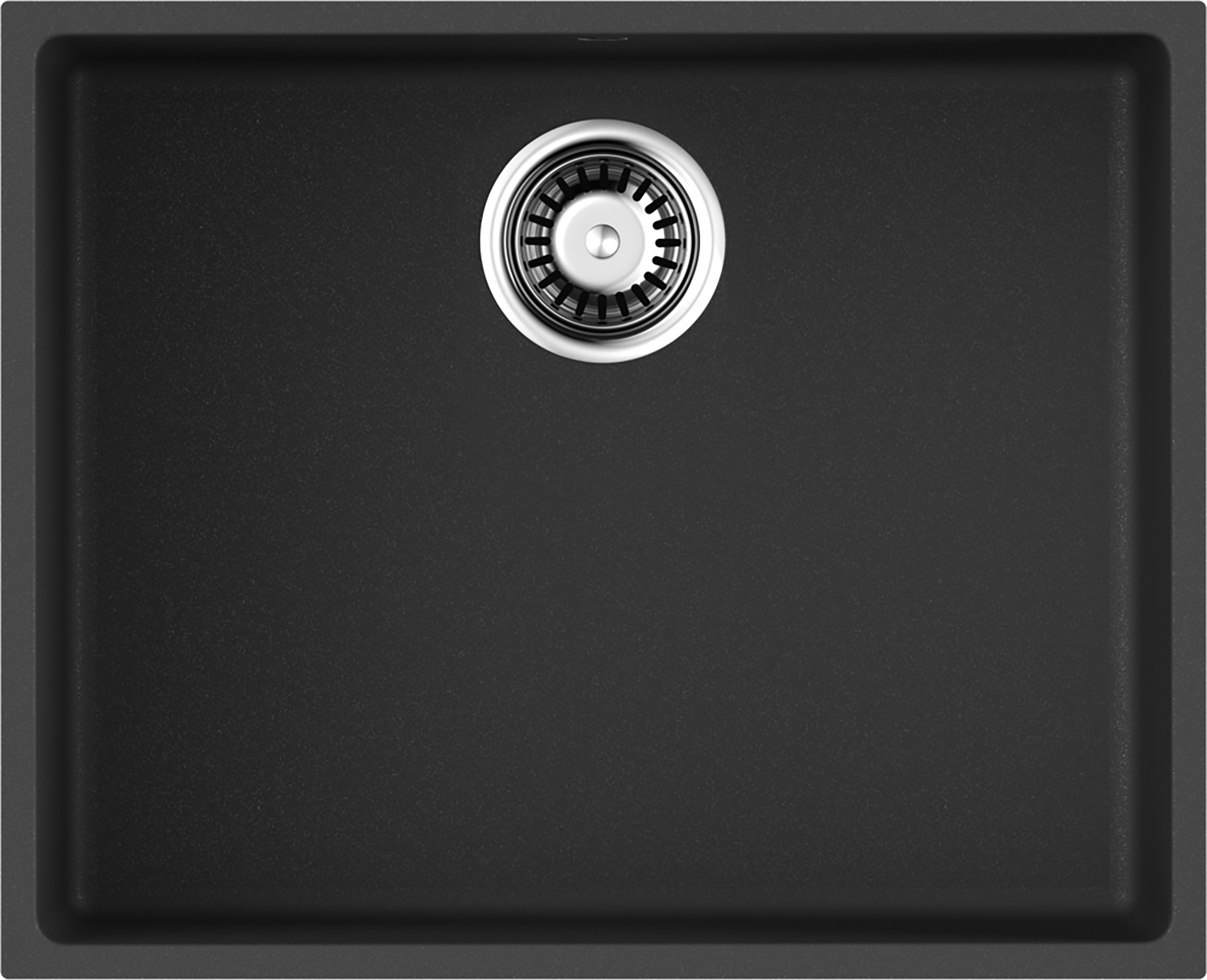 Изображение товара Кухонная мойка OMOIKIRI Bosen 54-U-BL из искусственного гранита 54x44см черная