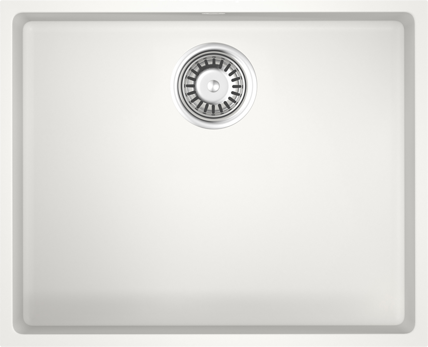 Изображение товара Кухонная мойка OMOIKIRI Bosen 54-U-WH из искусственного гранита 54x44 см белая