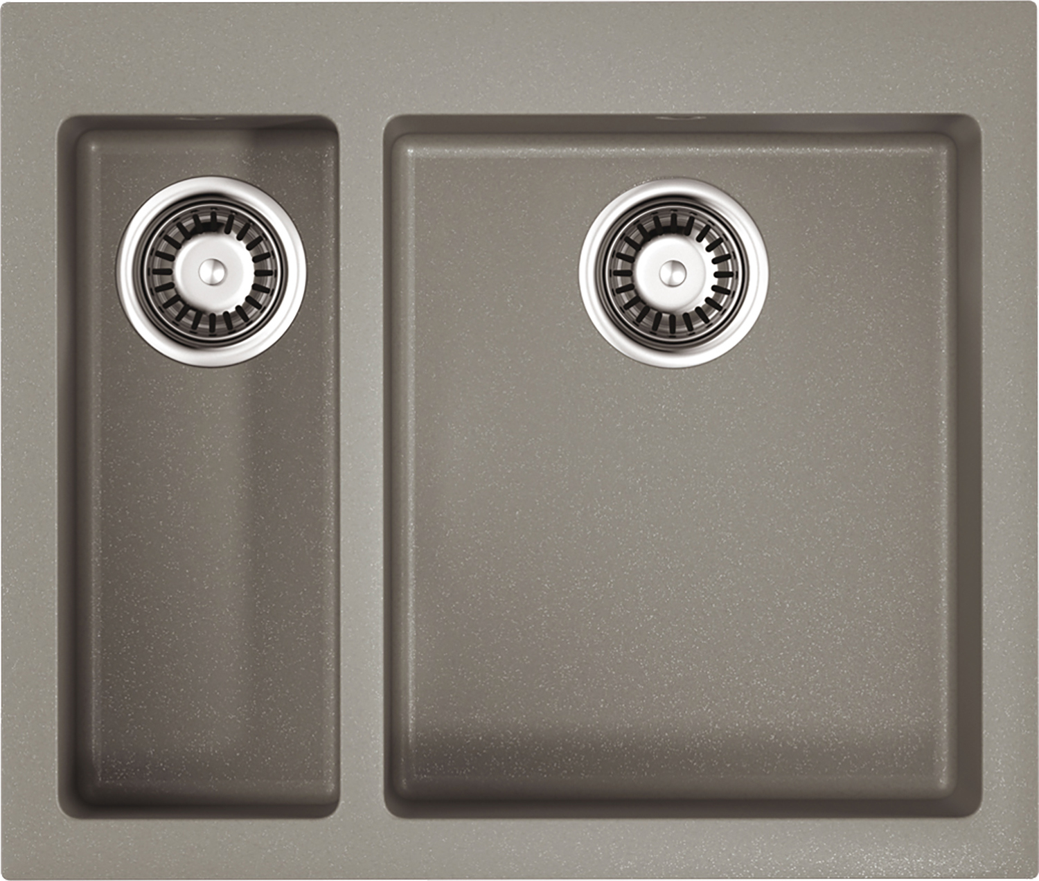 Изображение товара Кухонная мойка OMOIKIRI Bosen 59-2-GR 59x50см искусственный гранит/leningrad grey