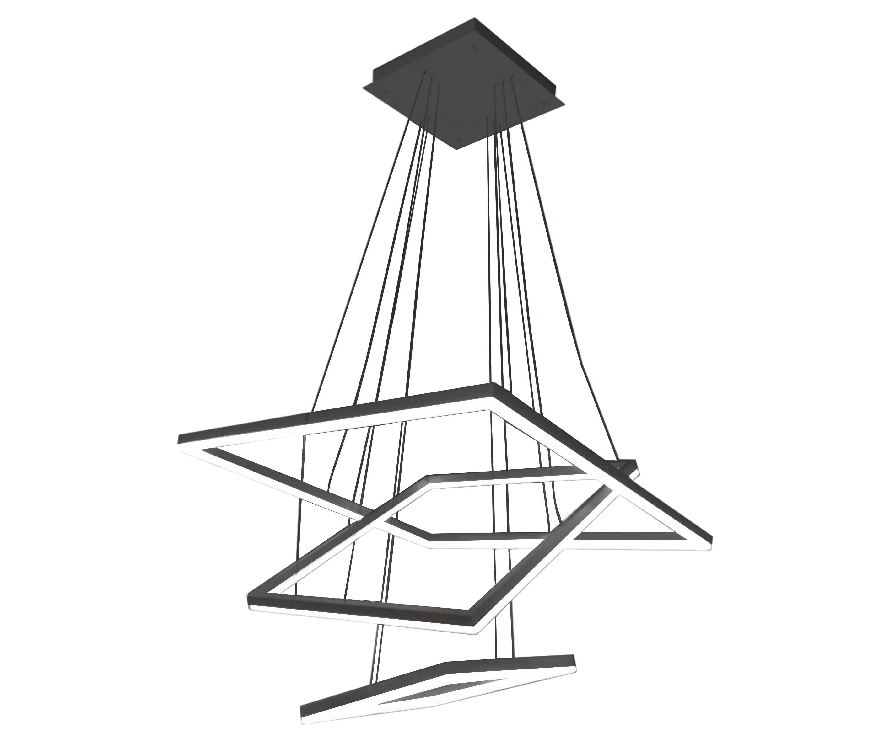Изображение товара Светильник подвесной светодиодный Kink light Альтис 08201.19 4000k черный