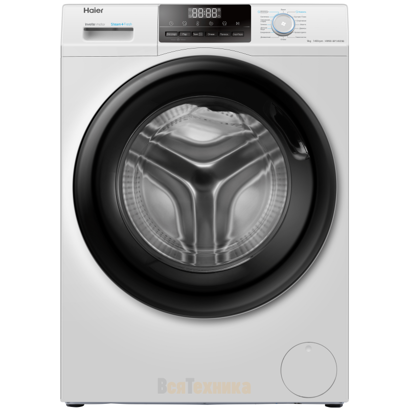 Изображение товара Стиральная машина Haier Hw90-bp14929b 59.5x85x49.7см 9 кг цвет белый
