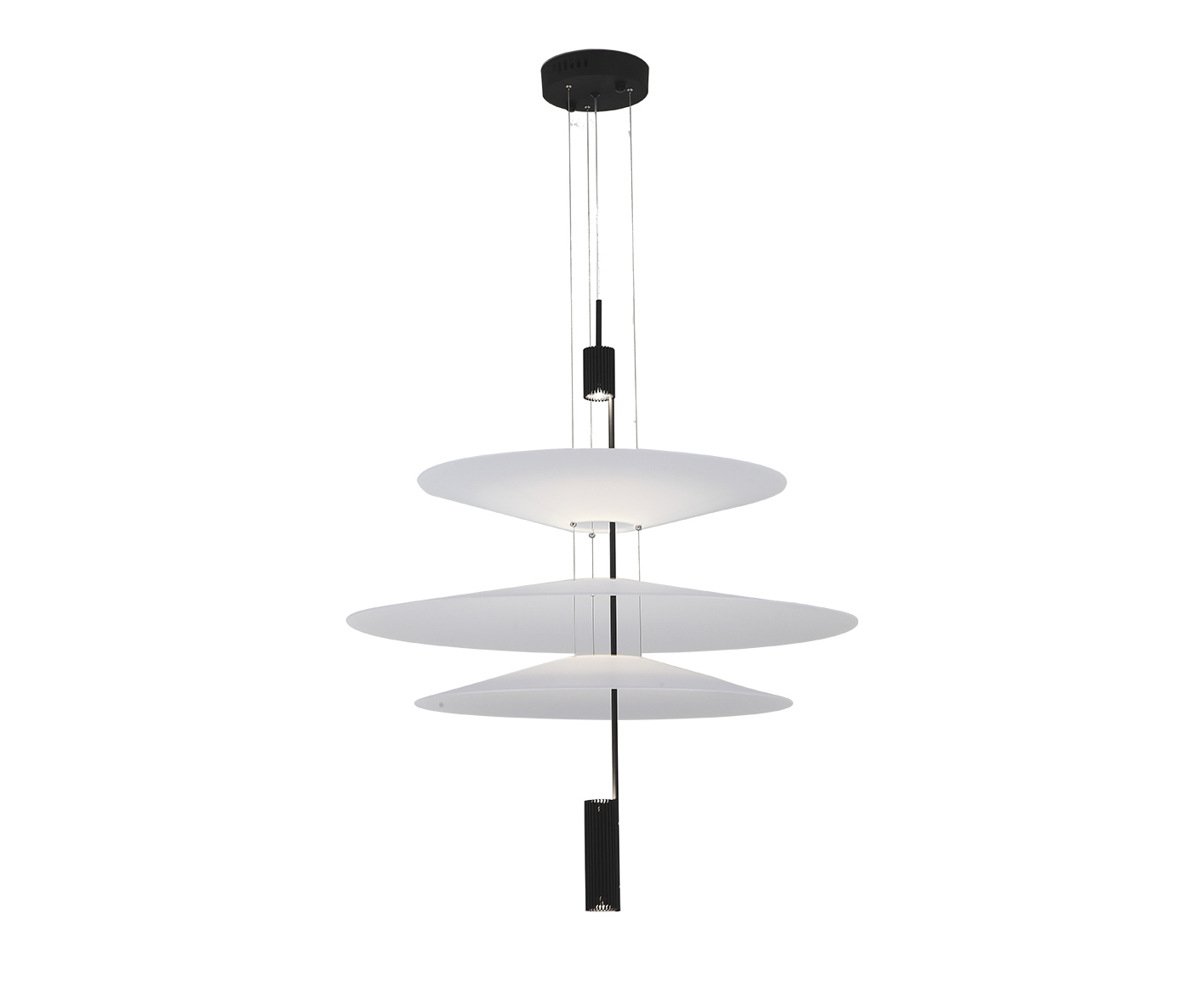 Изображение товара Подвесной светильник Kink light Гида белый и черный 9 Вт 720 Лм