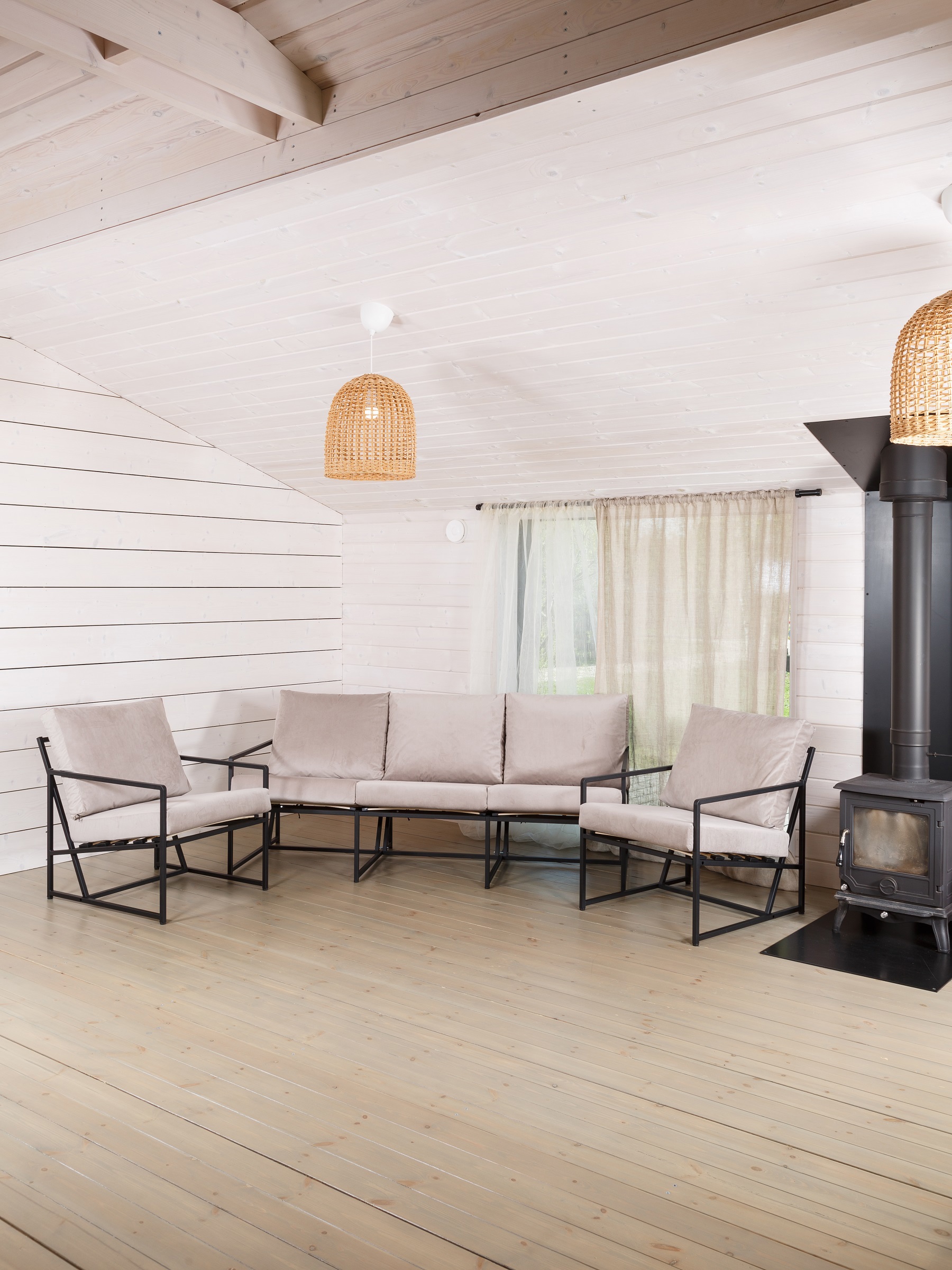 Изображение товара Набор садовой мебели Mateo ESTENTE 5 предметов металл и полиэстер