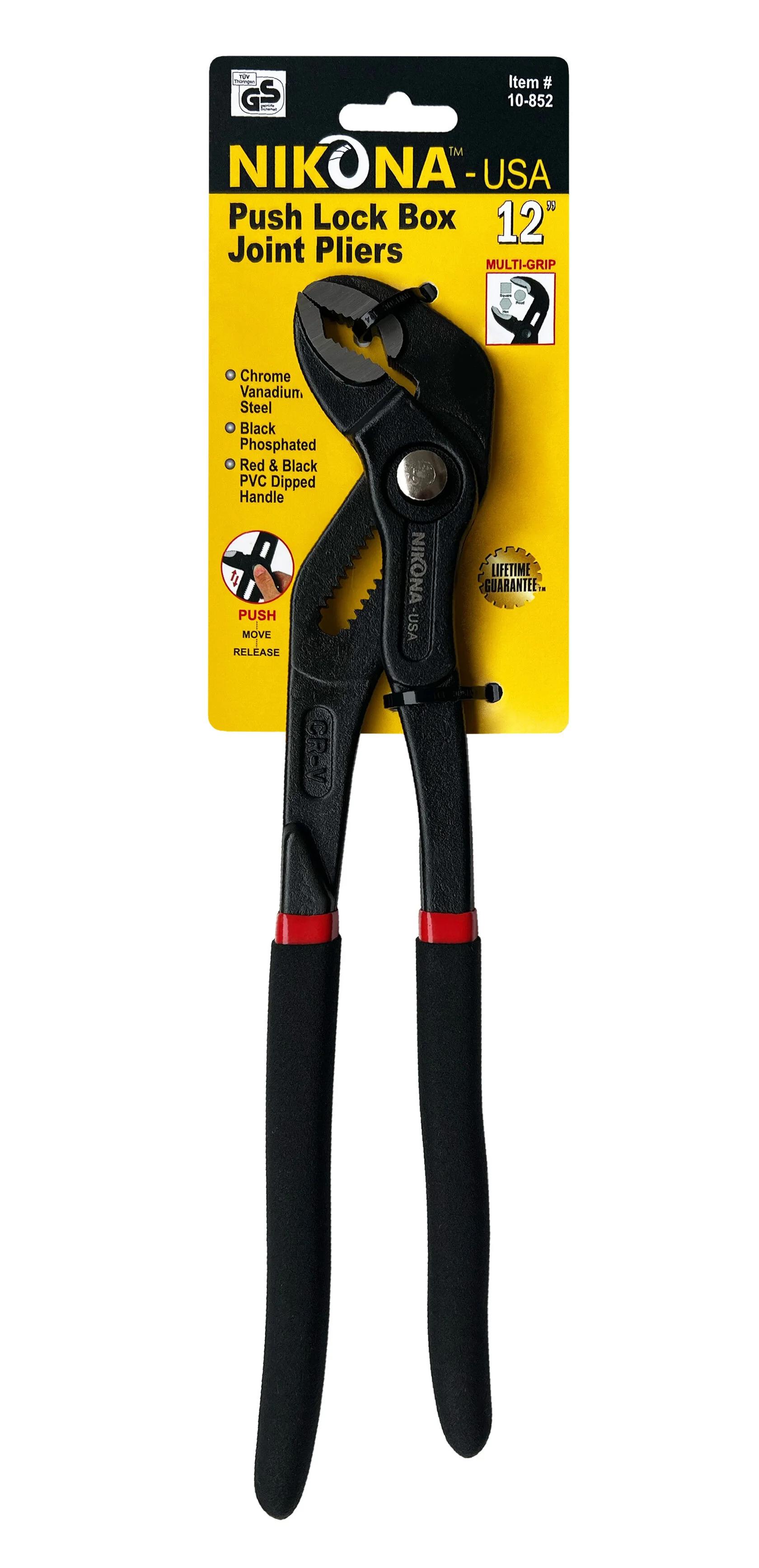 Изображение товара Клещи переставные Nikona 10-852 захват до 60 мм 310 мм