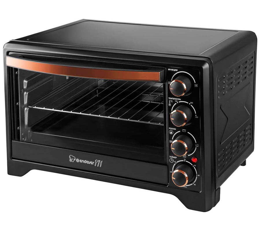Изображение товара Электропечь Endever Danko 4036 черная с подсветкой компактная с 35 л объемом