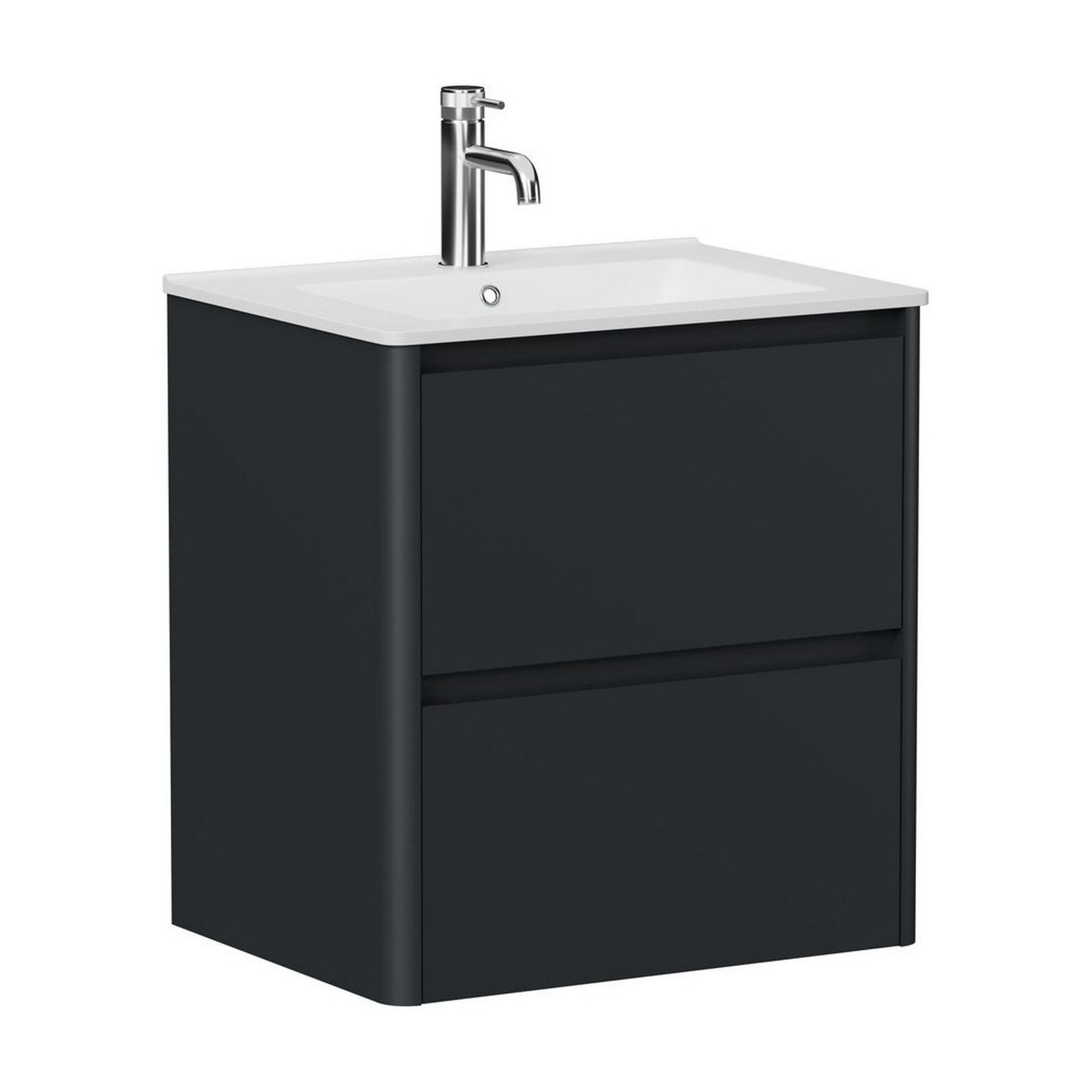 Изображение товара Тумба под раковину Allen Brau Gravity 60 см антрацит матовый подвесная Германия