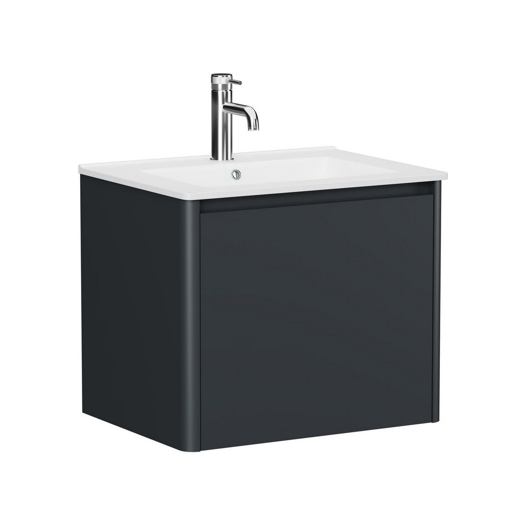 Изображение товара Тумба под раковину Allen Brau Gravity 60 см антрацит матовый подвесная Германия