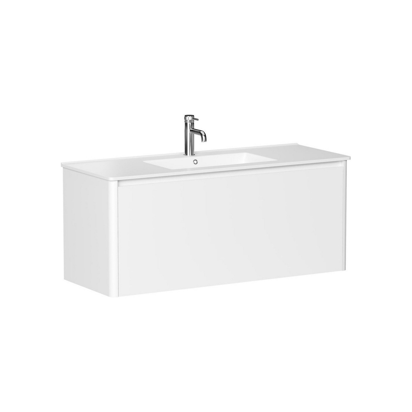 Изображение товара Тумба под раковину Allen Brau Gravity 120 см белый матовый подвесная Германия