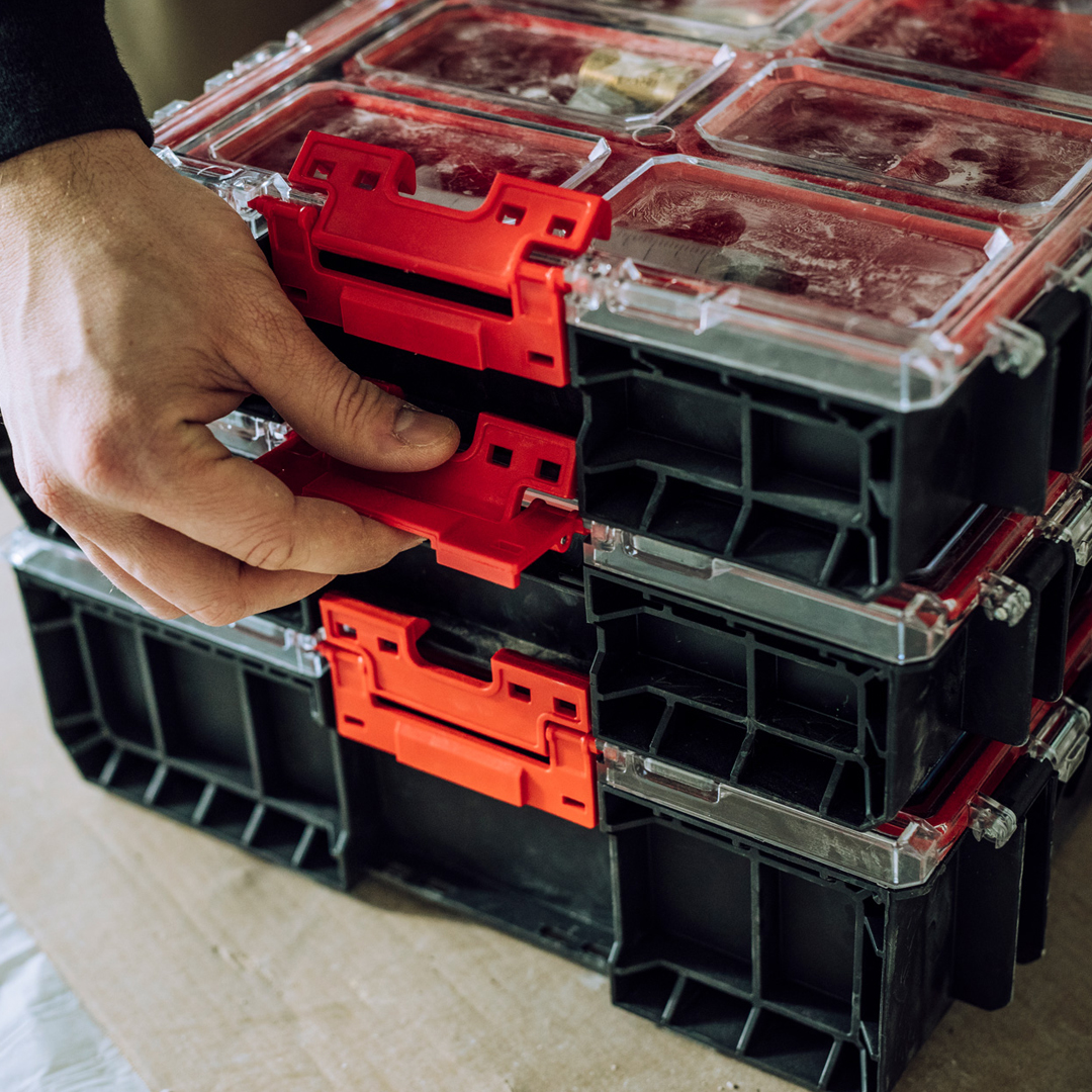 Изображение товара Ящик для инструментов Qbrick System QS PRO Organizer 100 450x296x79 мм пластиковый