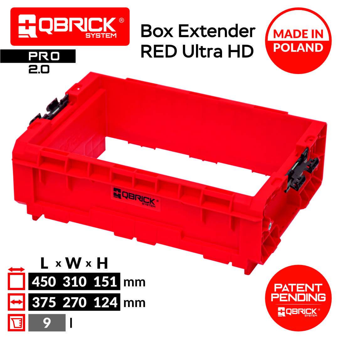 Изображение товара Ящик для инструментов Qbrick System 5901238258520 модульный надежный