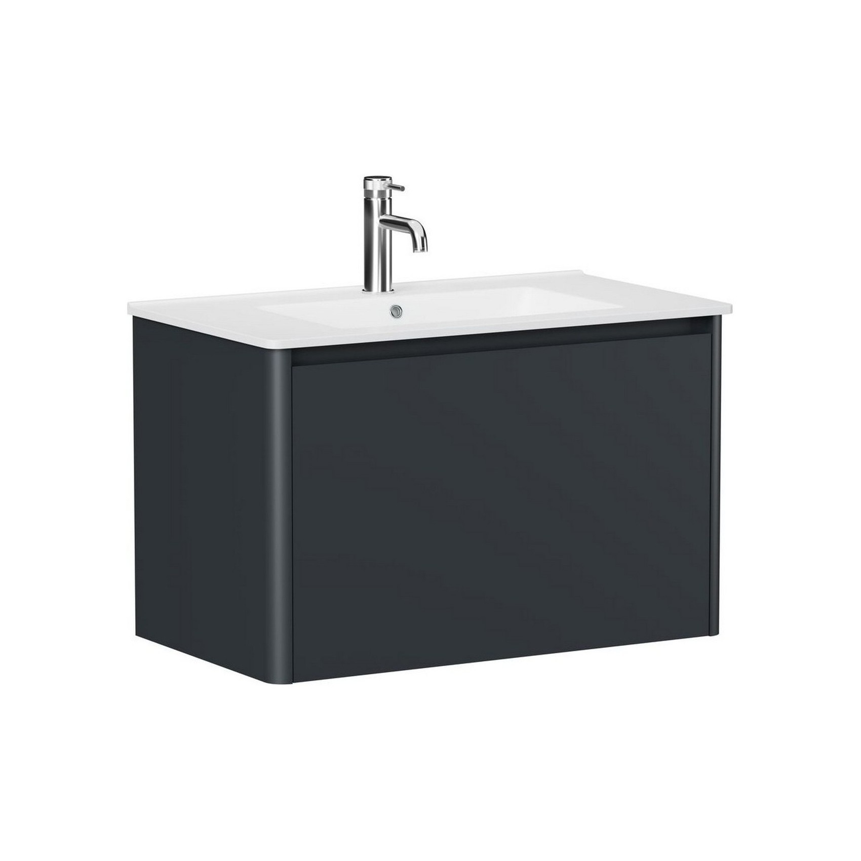 Изображение товара Тумба под раковину для ванной Allen Brau Gravity 80 см антрацит матовый