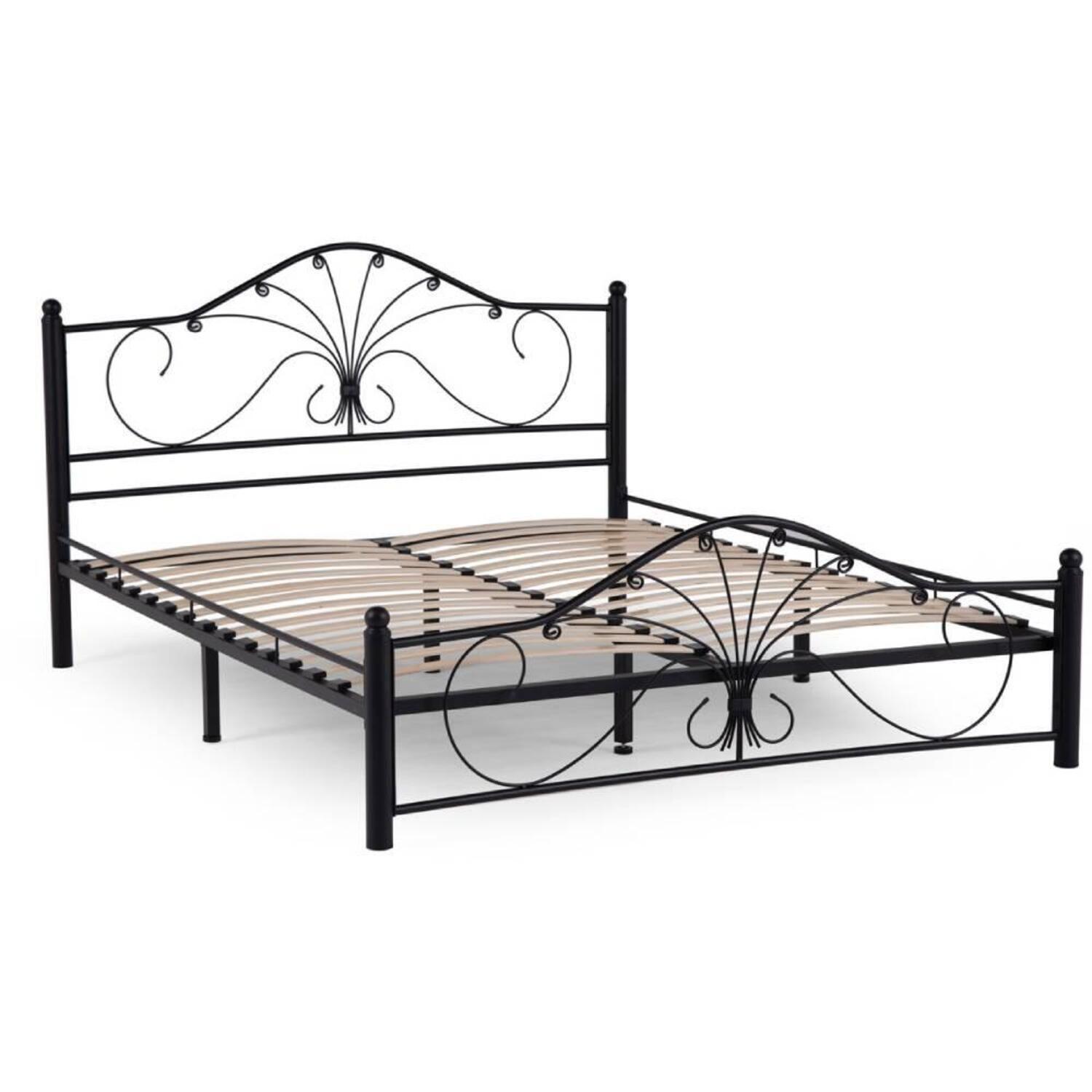 Изображение товара Кровать Форвард-мебель Прованс 185x107x210 см металлическая черная