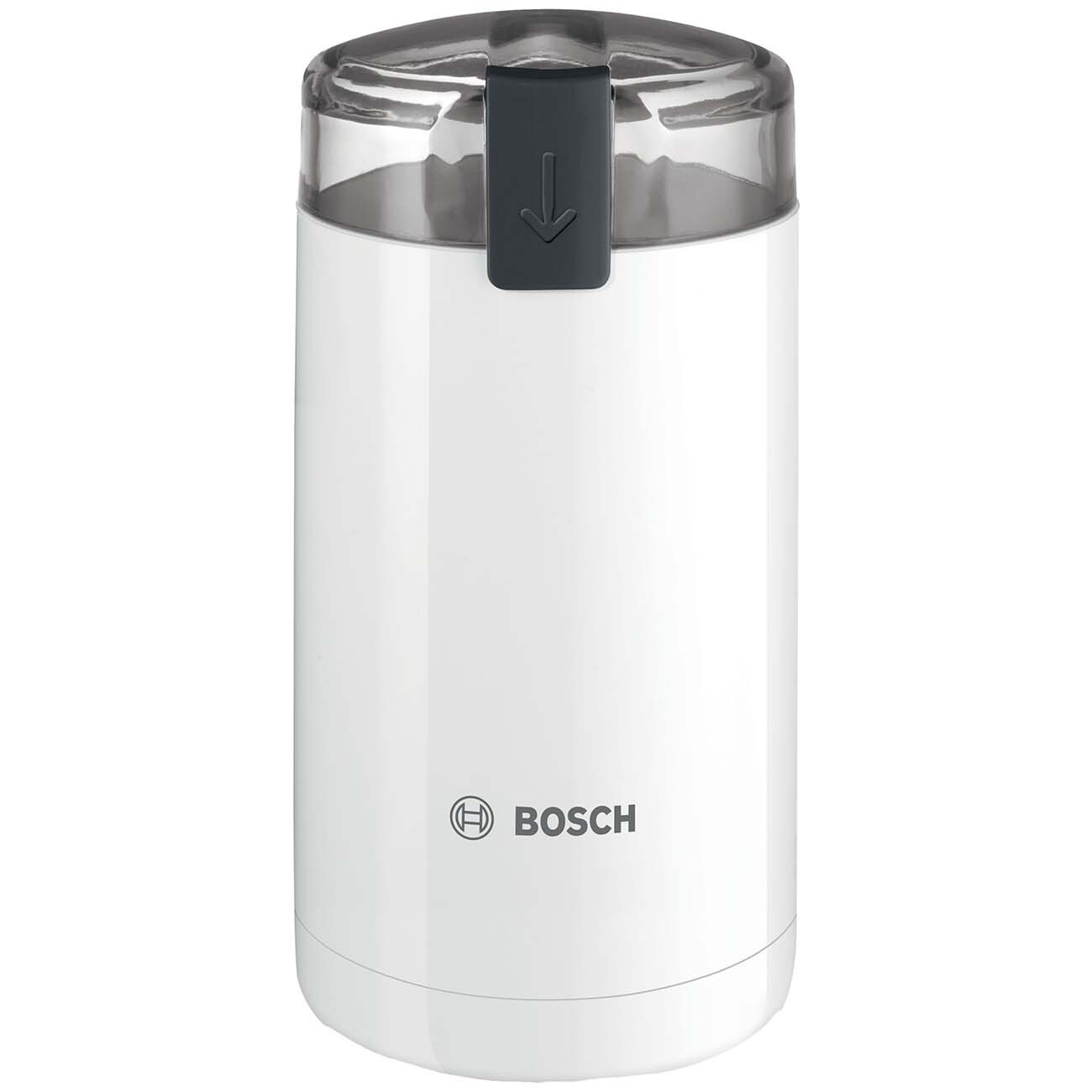 Изображение товара Электрическая кофемолка Bosch TSM6A011W с нержавеющими ножами белая