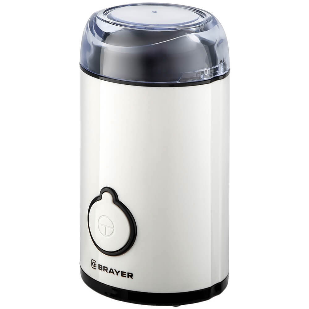Изображение товара Кофемолка BRAYER 5102BR электрическая для кофейных зерен белая
