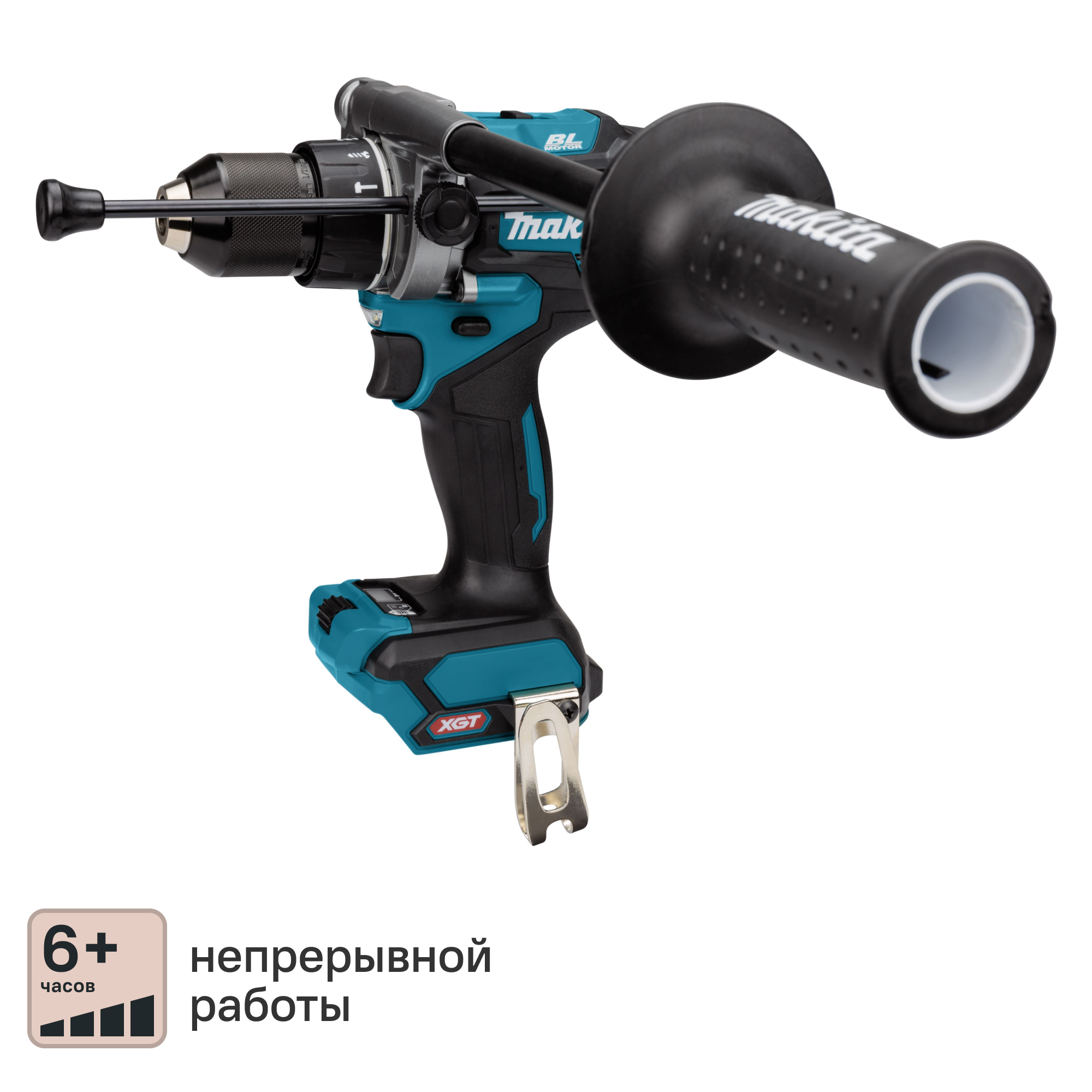 Изображение товара Аккумуляторная дрель-шуруповерт Makita XGT BL HP001GZ 40 В, ударная, Li-ion