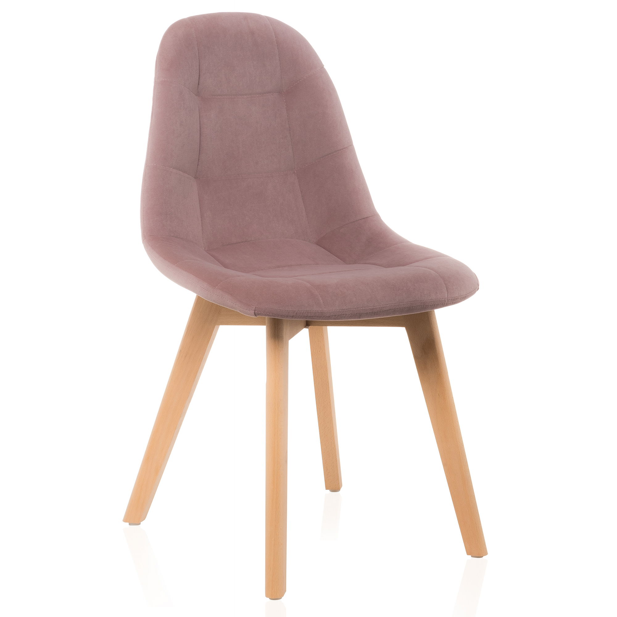 Изображение товара Стул Woodville 15089 с велюровым сиденьем и деревянными ножками