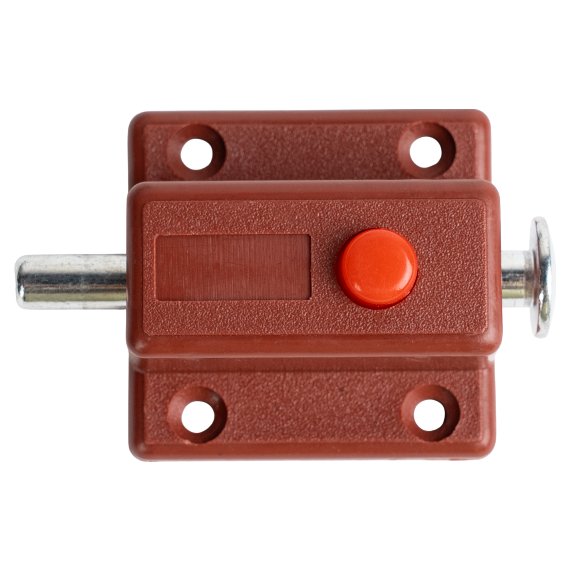 Задвижка мебельная Edson 35 мм пластик коричневый