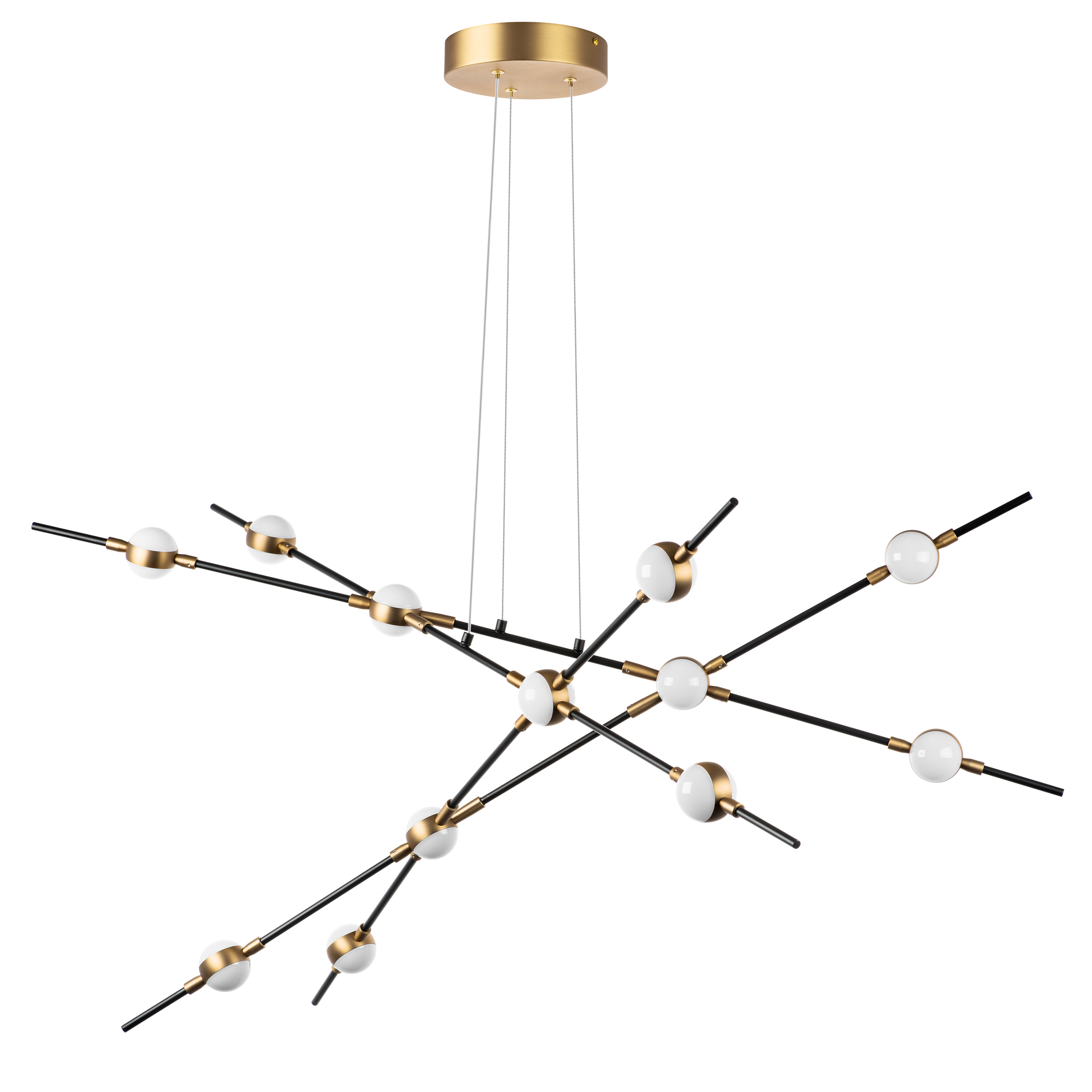 Изображение товара Светильник подвесной светодиодная Lightstar Bergamo 745247-lightstar 20 м² нейтральный белый свет цвет золото Изображение товара Светильник подвесной светодиодная Lightstar Bergamo 745247-lightstar 20 м² нейтральный белый свет цвет золото