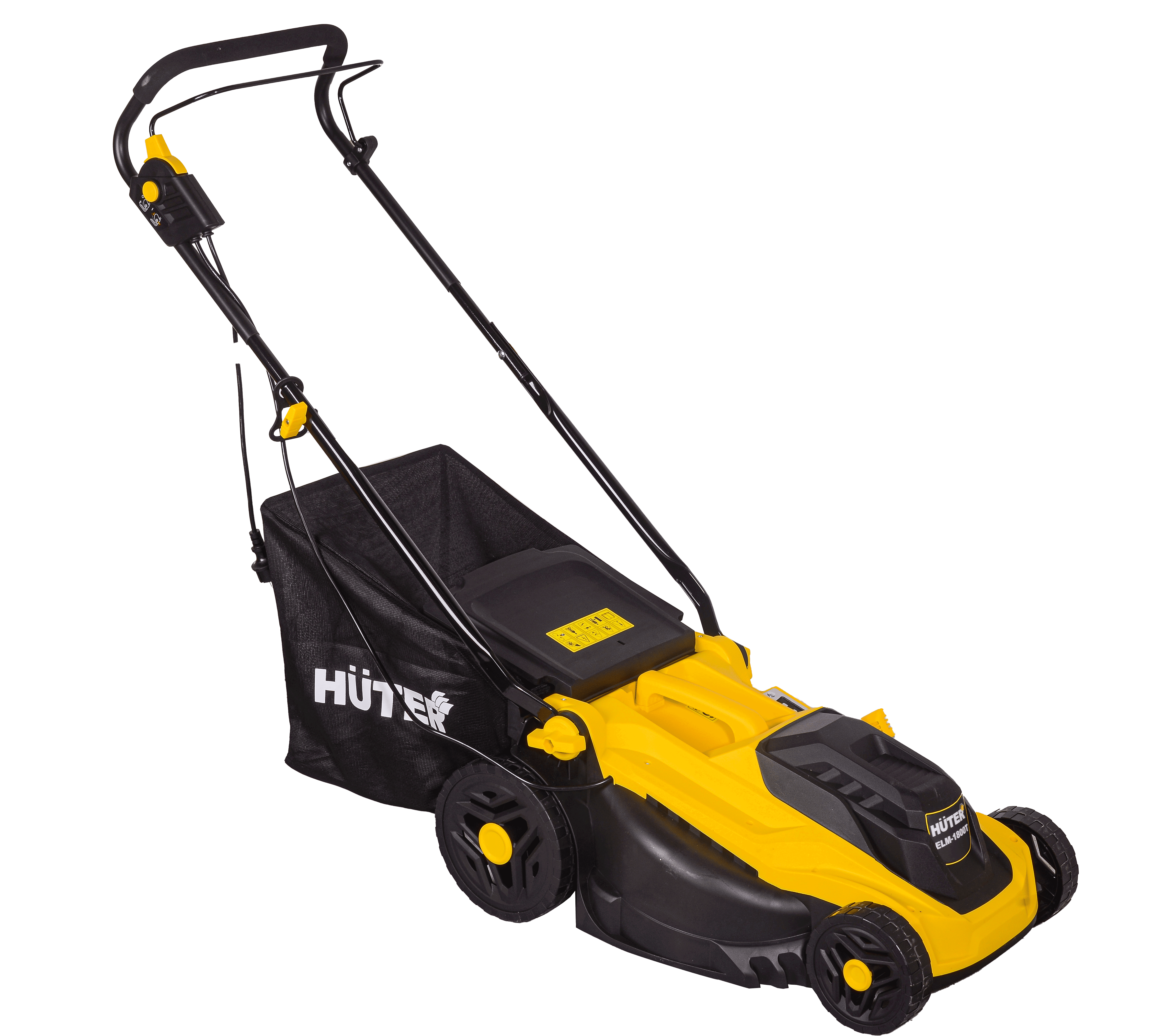 Изображение товара Электрическая газонокосилка HUTER ELM-1800T 1800 Вт 42 см легкая надежная
