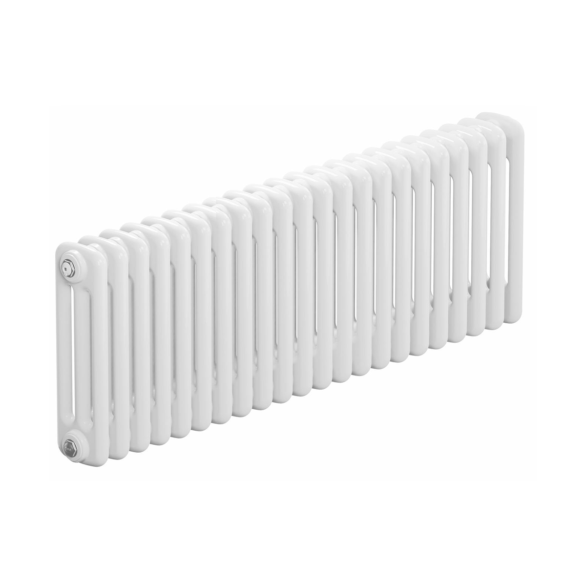 Изображение товара Радиатор трубчатый Rifar TUB 3037-22-DV1 300/107 22 секции нижнее универсальное подключение сталь белый с кронштейном