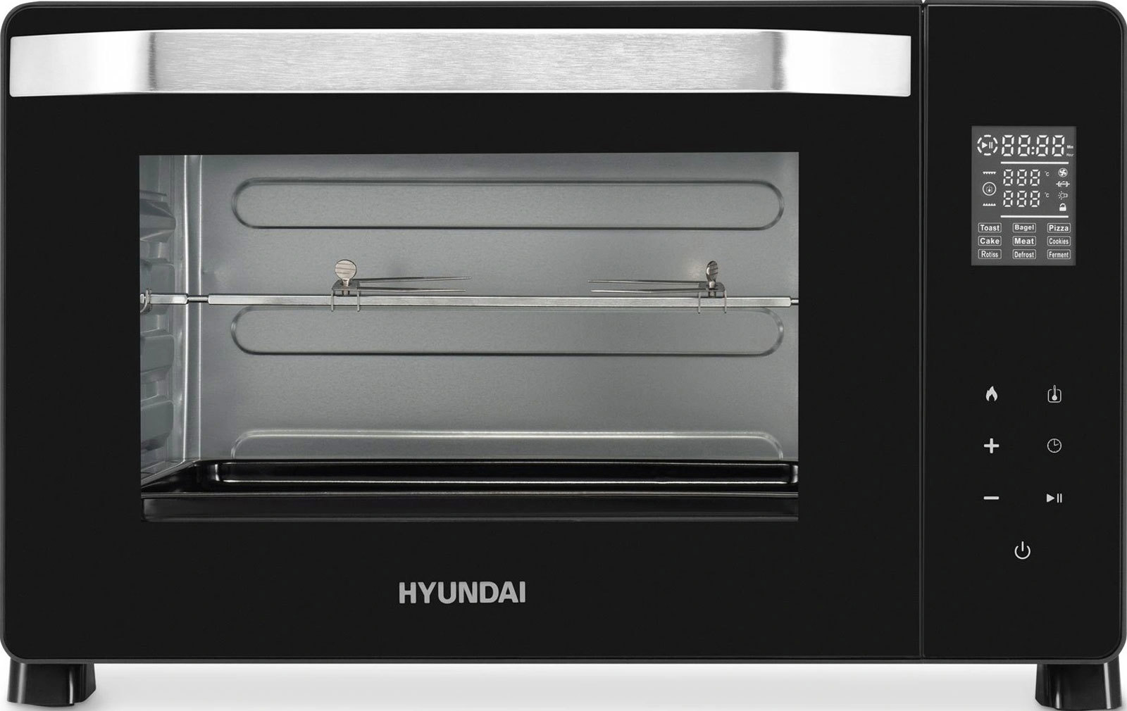 Изображение товара Мини-печь Hyundai MIO-HY082 38 л, сенсорное управление, гриль, конвекция