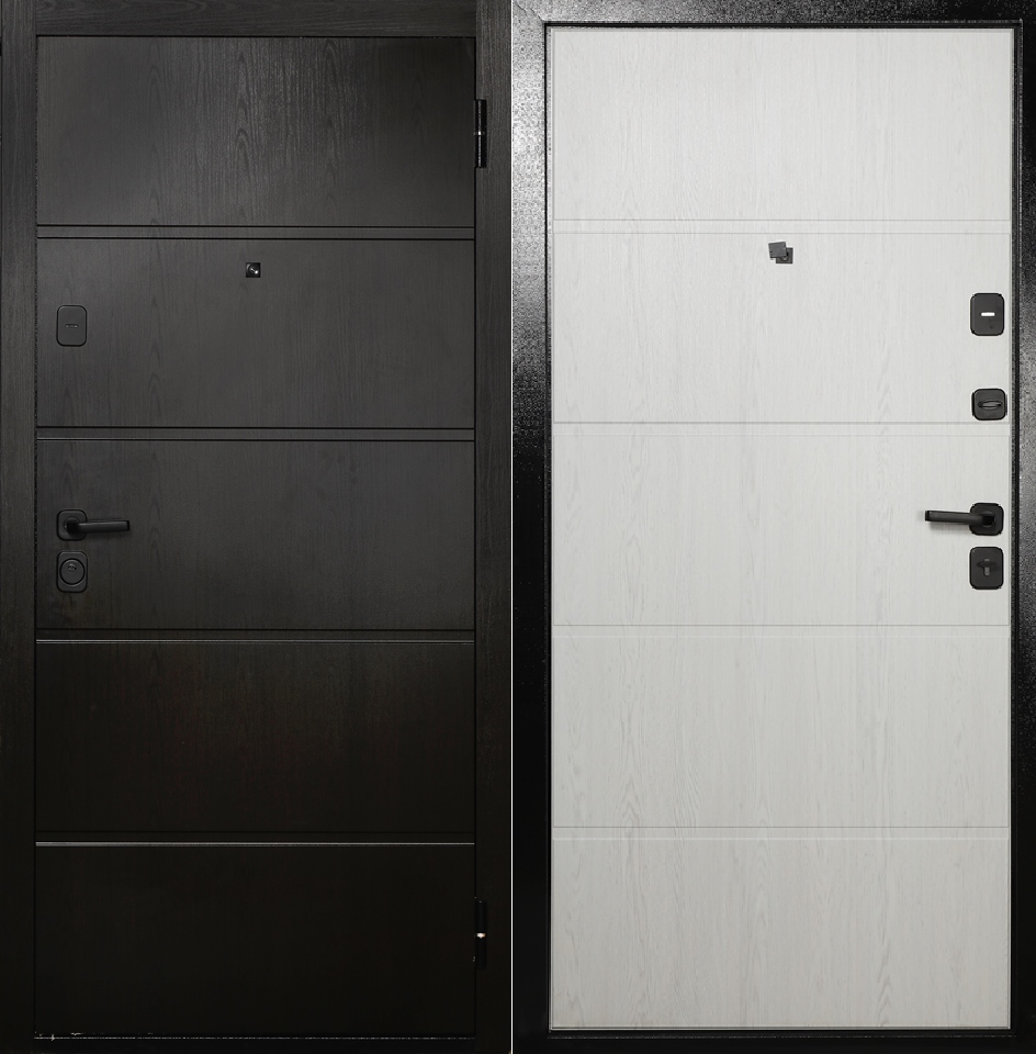 Изображение товара Восток 8: входная дверь 96x205 см, темный орех, 2 замка, МДФ 8 мм