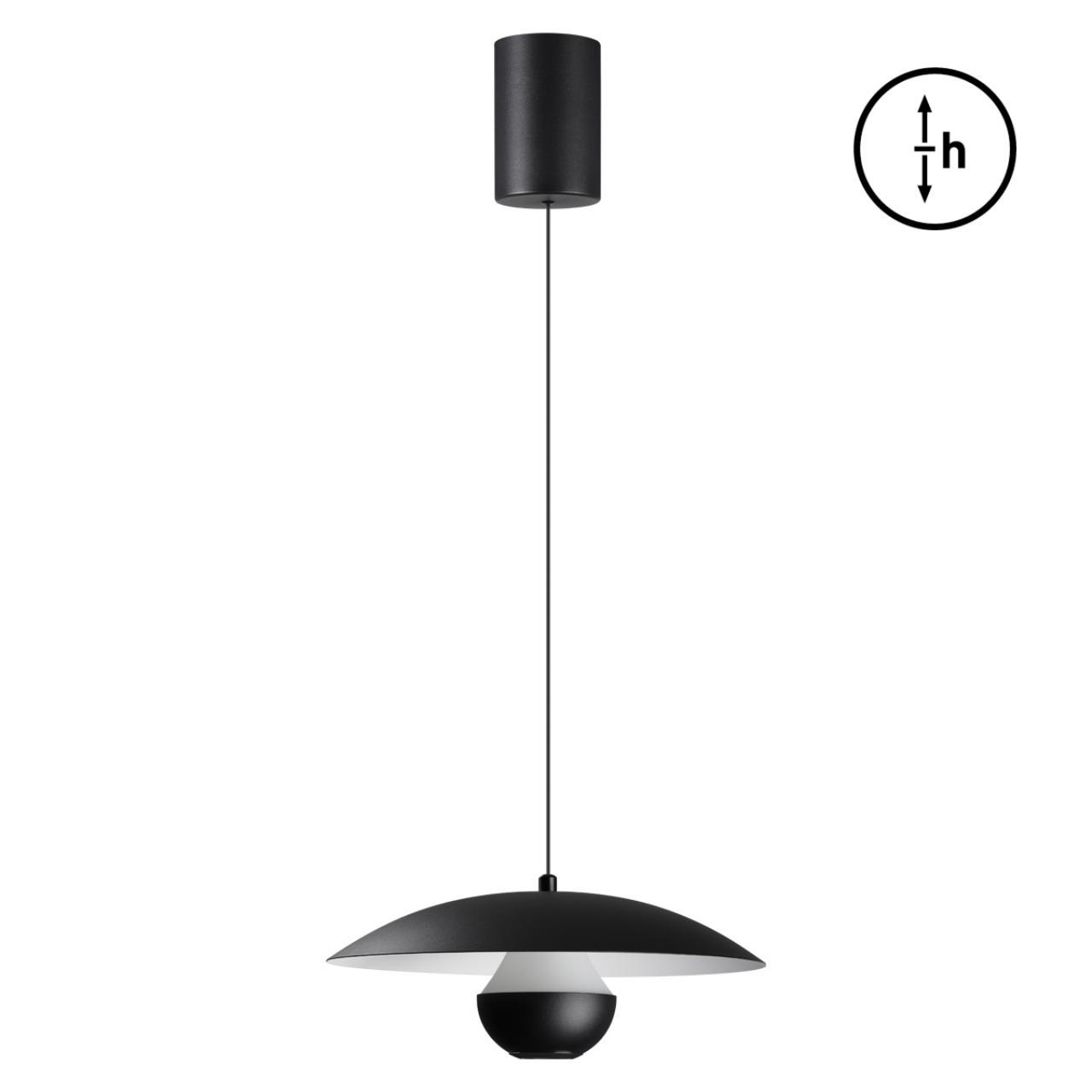 Изображение товара Подвесной светодиодный светильник IMAN NOVOTECH 359336 3.8 м² теплый белый черный