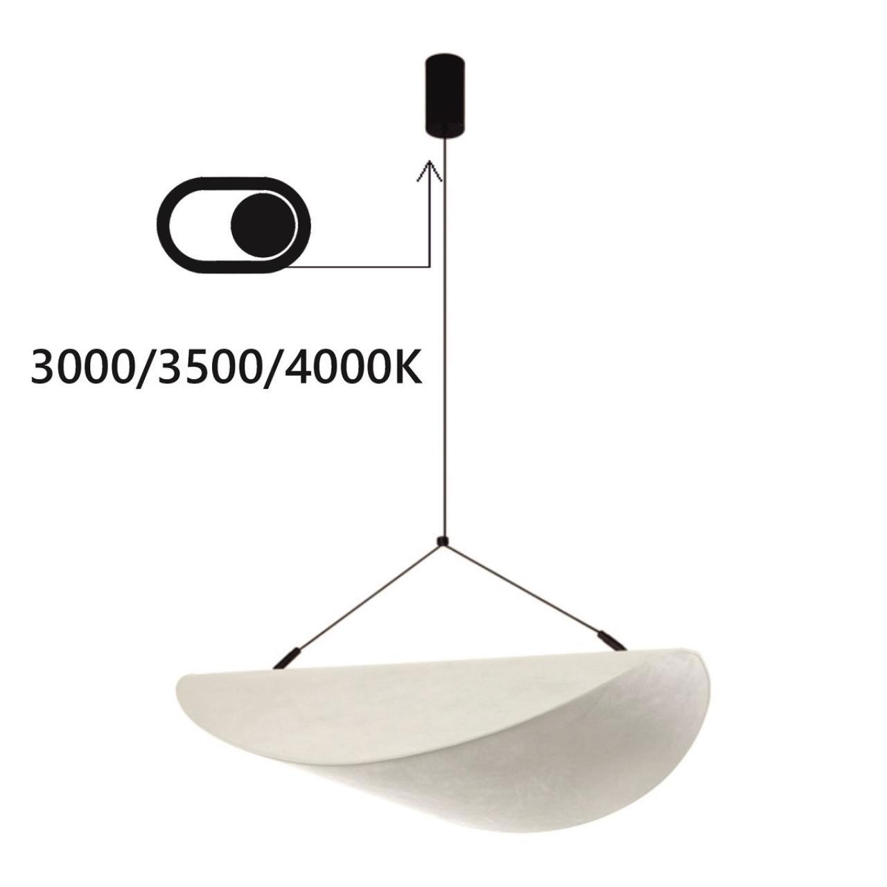 Изображение товара Подвесной светодиодный светильник Silk Odeon 7067-36L регулируемый черный