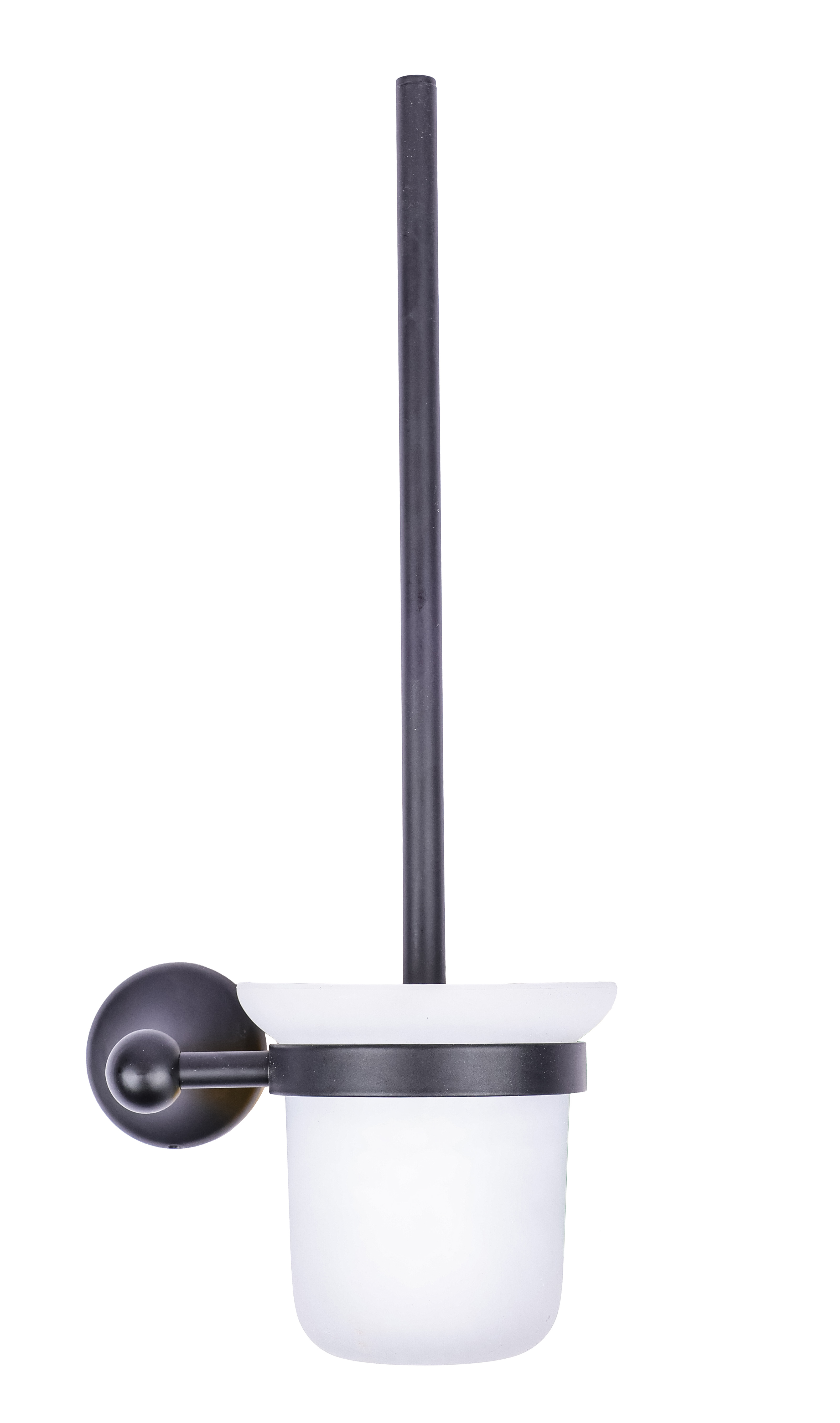 Изображение товара Ершик для унитаза Eltoni подвесной стекло металл черный современный дизайн