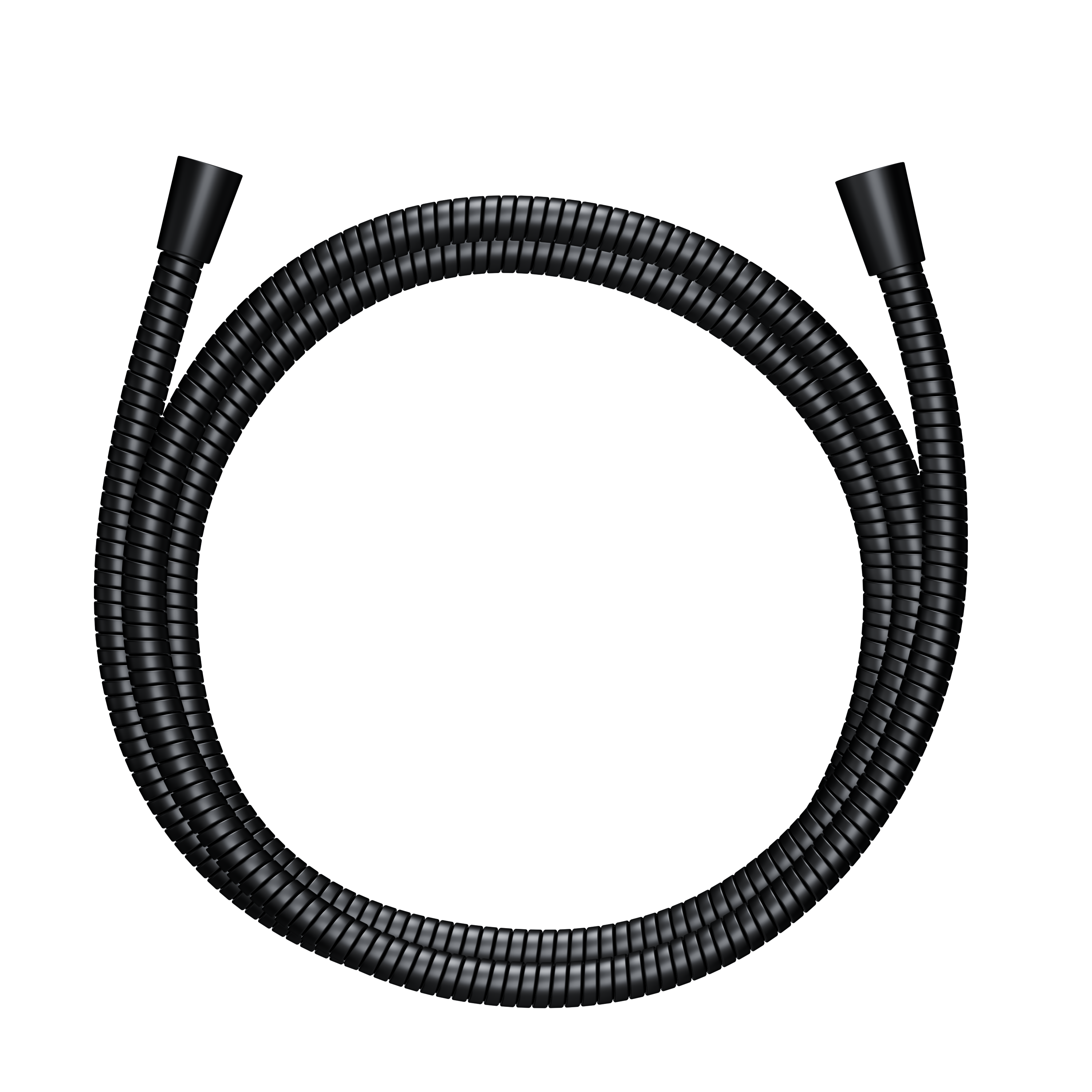 Изображение товара Шланг для душа Am.Pm 1.75 м черный матовый из ПВХ с защитой от перекручивания