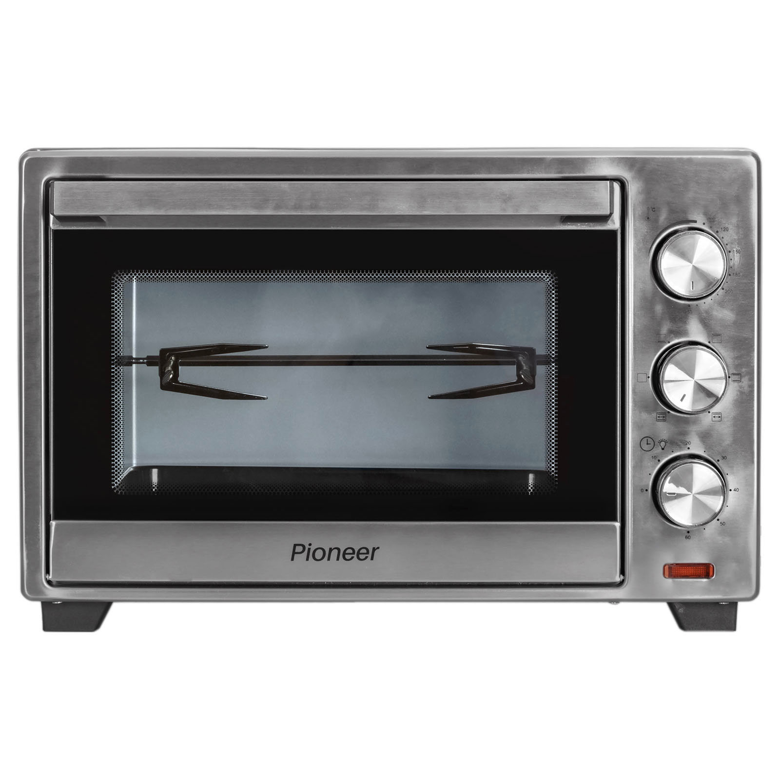 Изображение товара Мини-печь Pioneer MO5011G 25 литров мощность 1600 Вт гриль таймер автоматическое отключение