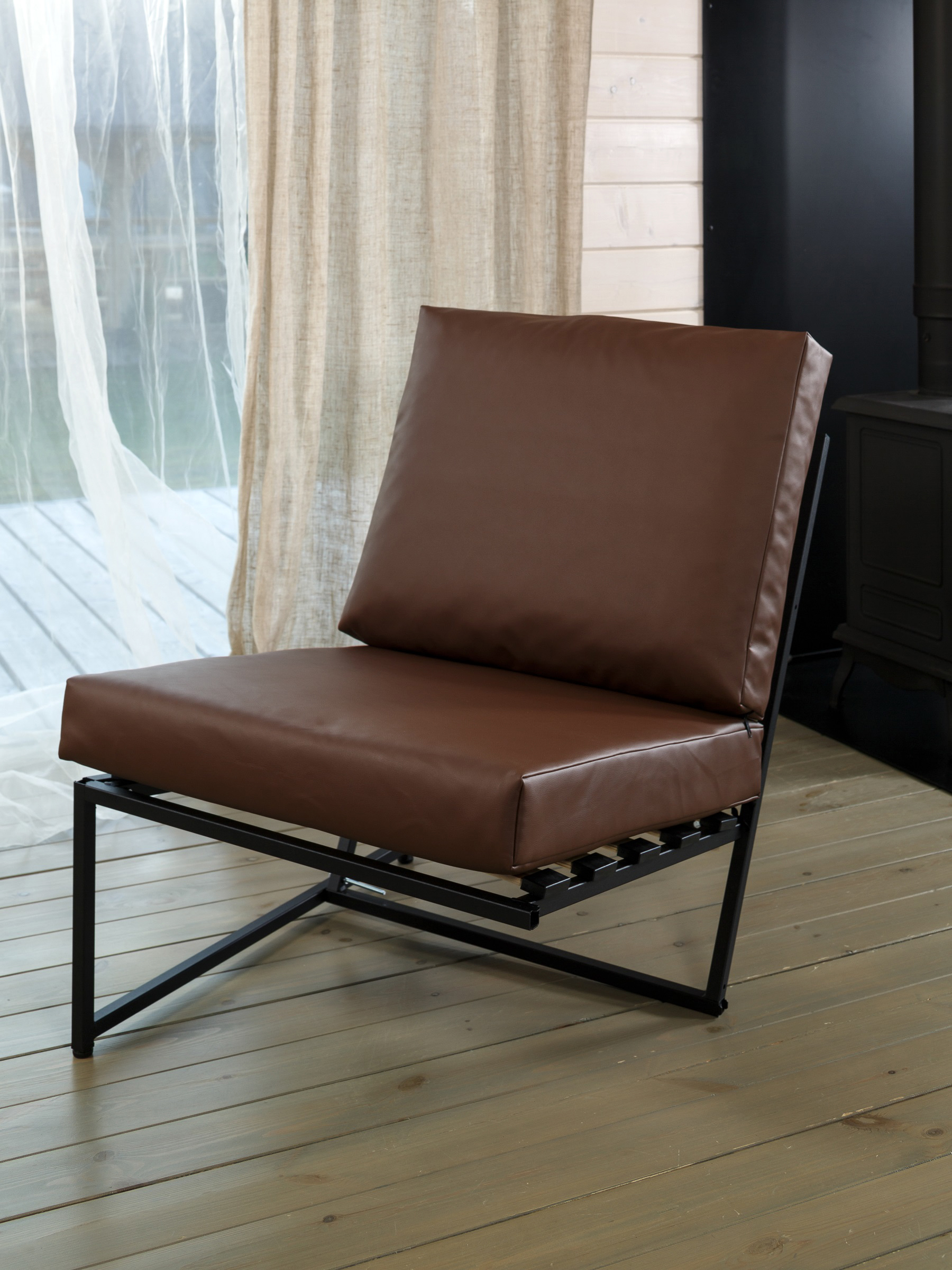 Изображение товара Модуль для дивана и кресла Estente Mateo 5.5.104.bl.eco.bl.Braun 65 см x 83 см x 80 см металл коричневый