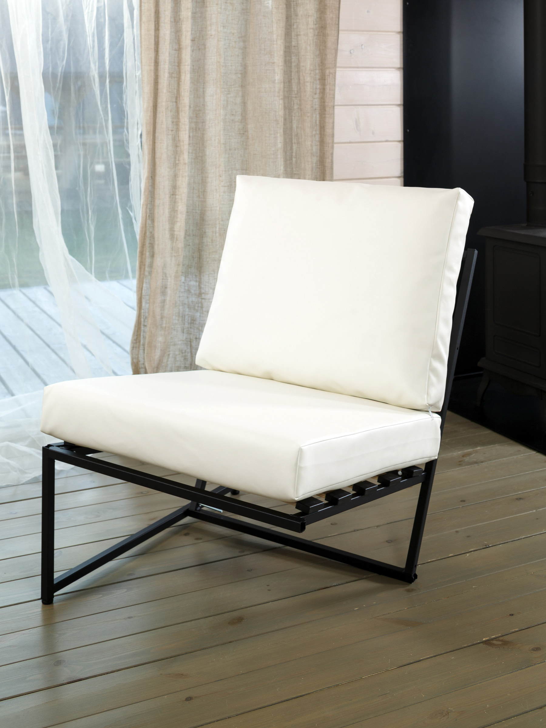 Изображение товара Модуль для дивана и кресла Estente Mateo 5.5.104.bl.eco.bl.White 65 см x 83 см x 80 см металл белый