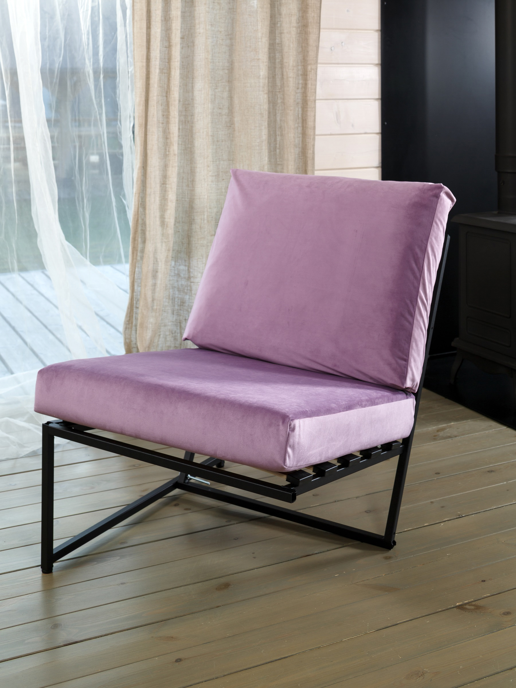 Изображение товара Модуль для дивана и кресла Estente Mateo 5.5.105.bl.konf.Lilac 65 см x 83 см x 80 см металл сиреневый