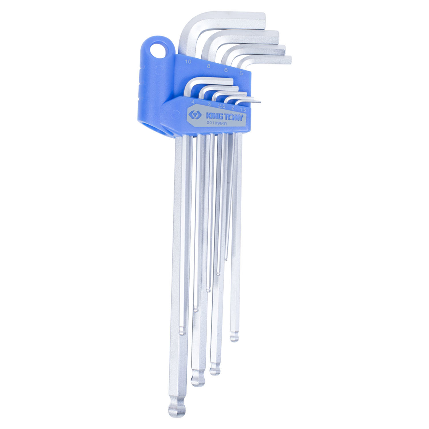 Изображение товара Набор Г-образных шестигранников King Tony 20109MR 1.5-10мм 9 предметов