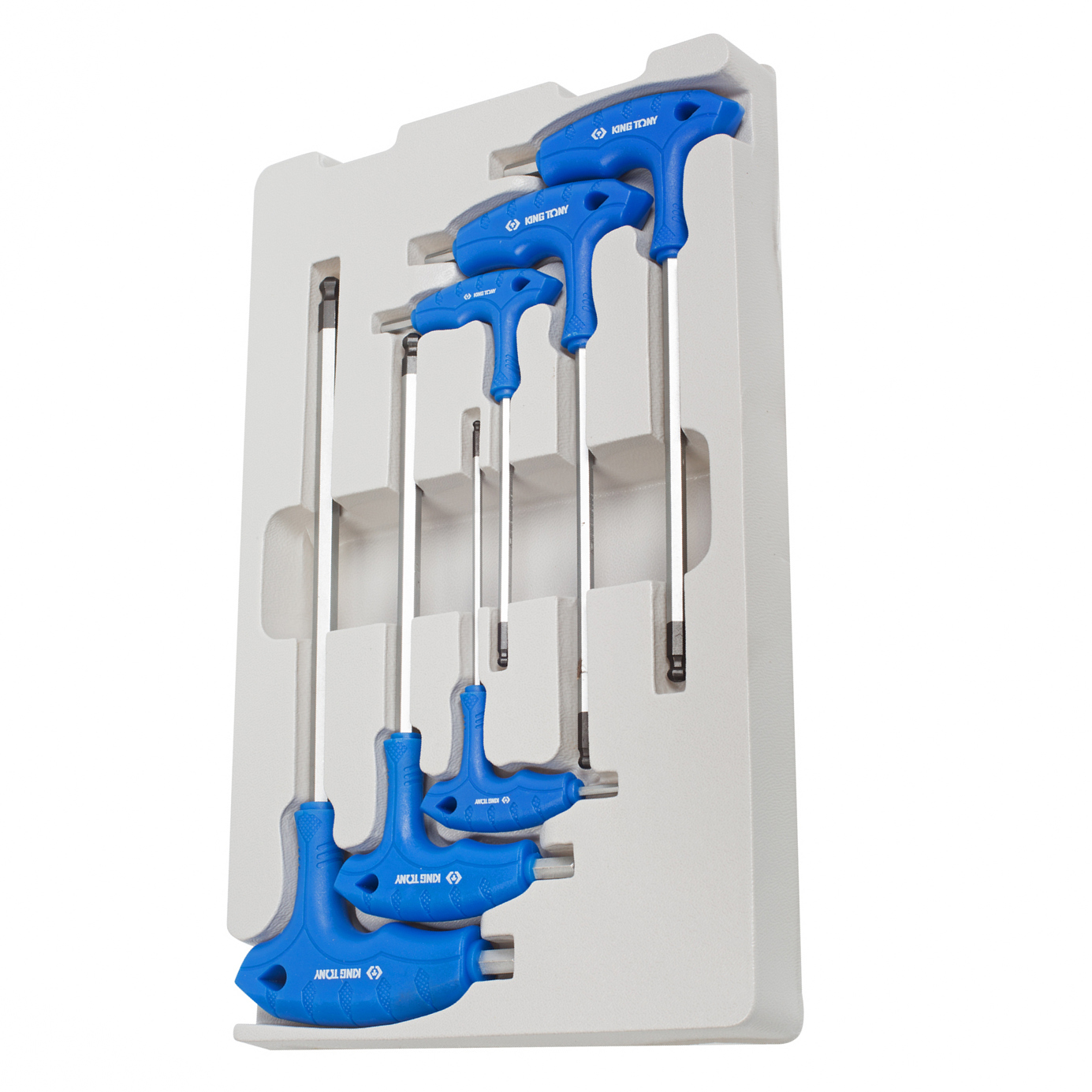 Изображение товара Набор Г-образных шестигранников King Tony 3-8 мм 6 предметов