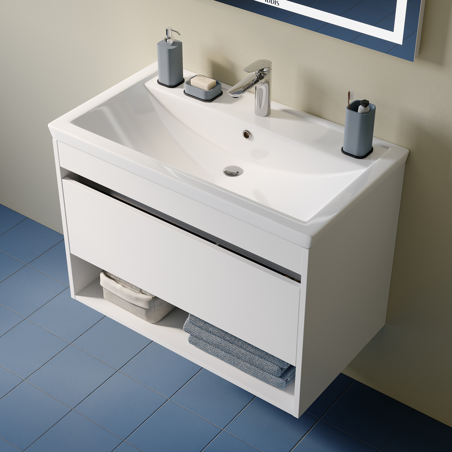 Изображение товара Раковина мебельная IDDIS Optima Home 4078000i28 81.5 см белая