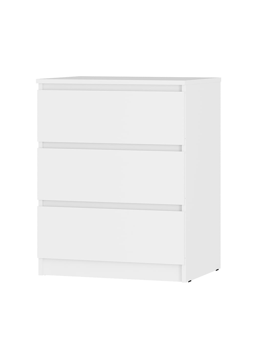 Изображение товара Комод BTS МС Симпл 3 ящика белый современный компактный мебель