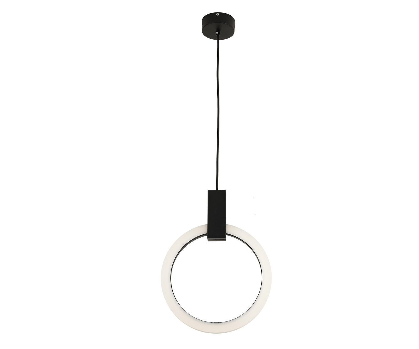 Изображение товара Светильник подвесной светодиодный Kink light Азалия 08430-30.19-kinklight 7 м² нейтральный белый свет цвет черный