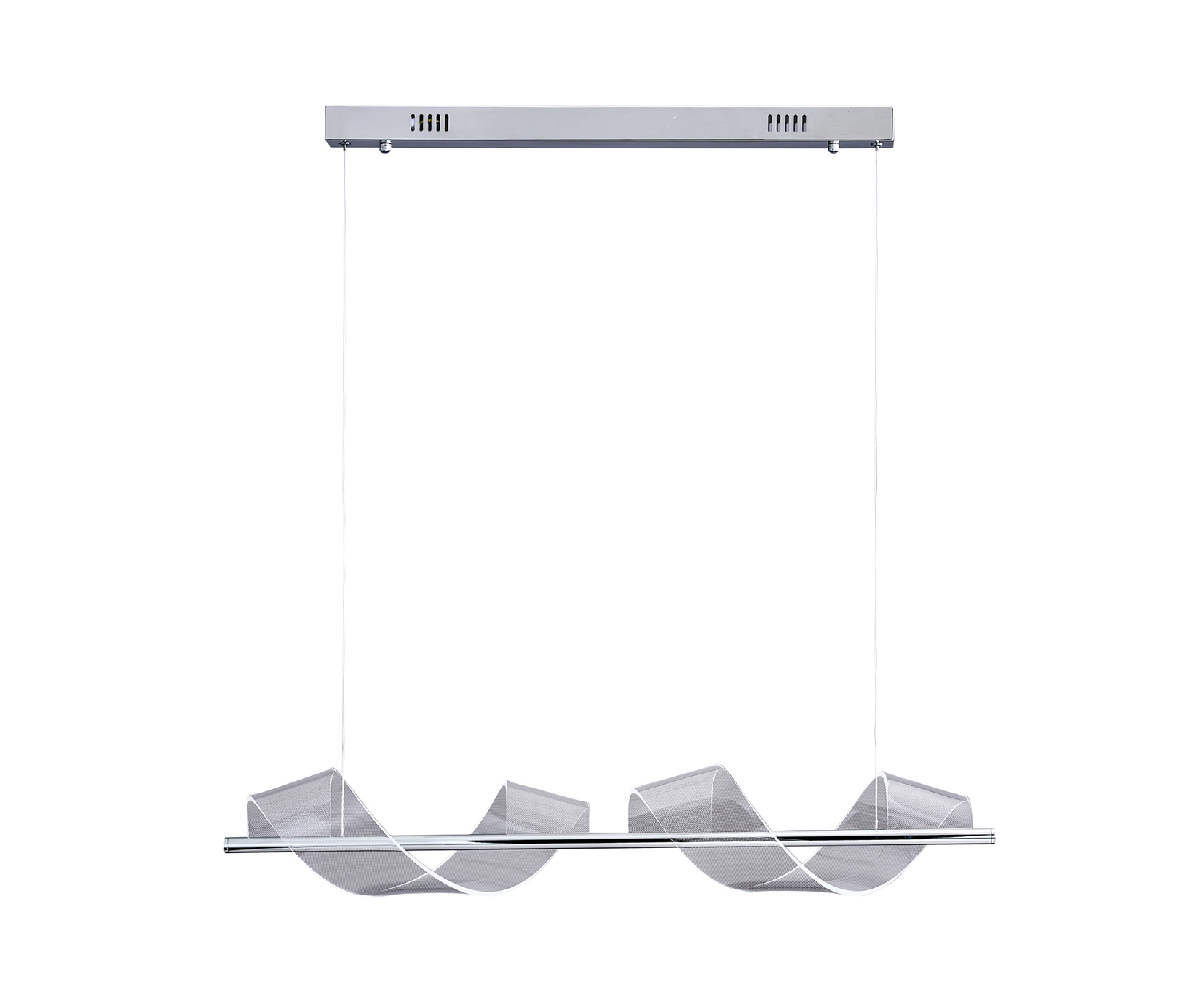 Изображение товара Светильник подвесной светодиодный Kink light Илина 08042-2as.02-kinklight 15 м² нейтральный белый свет цвет хром