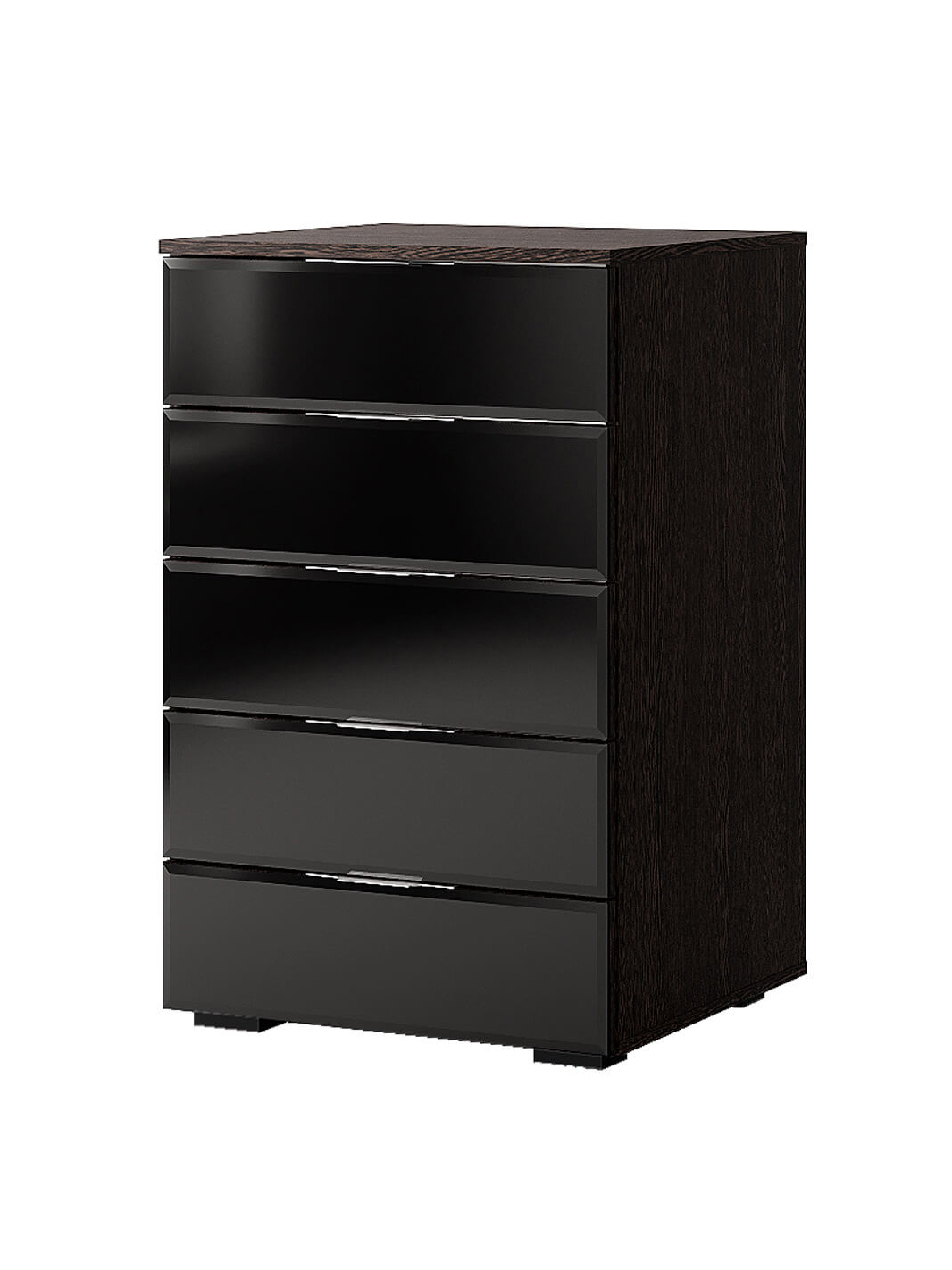 Изображение товара Комод BTS Алекса 5 ящиков 60.2x46x91.4 см венге/лакобель