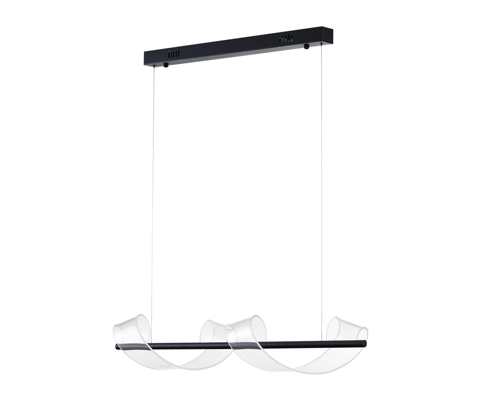 Изображение товара Светильник подвесной светодиодный Kink light Илина 08042-2as.19-kinklight 15 м² нейтральный белый свет цвет черный