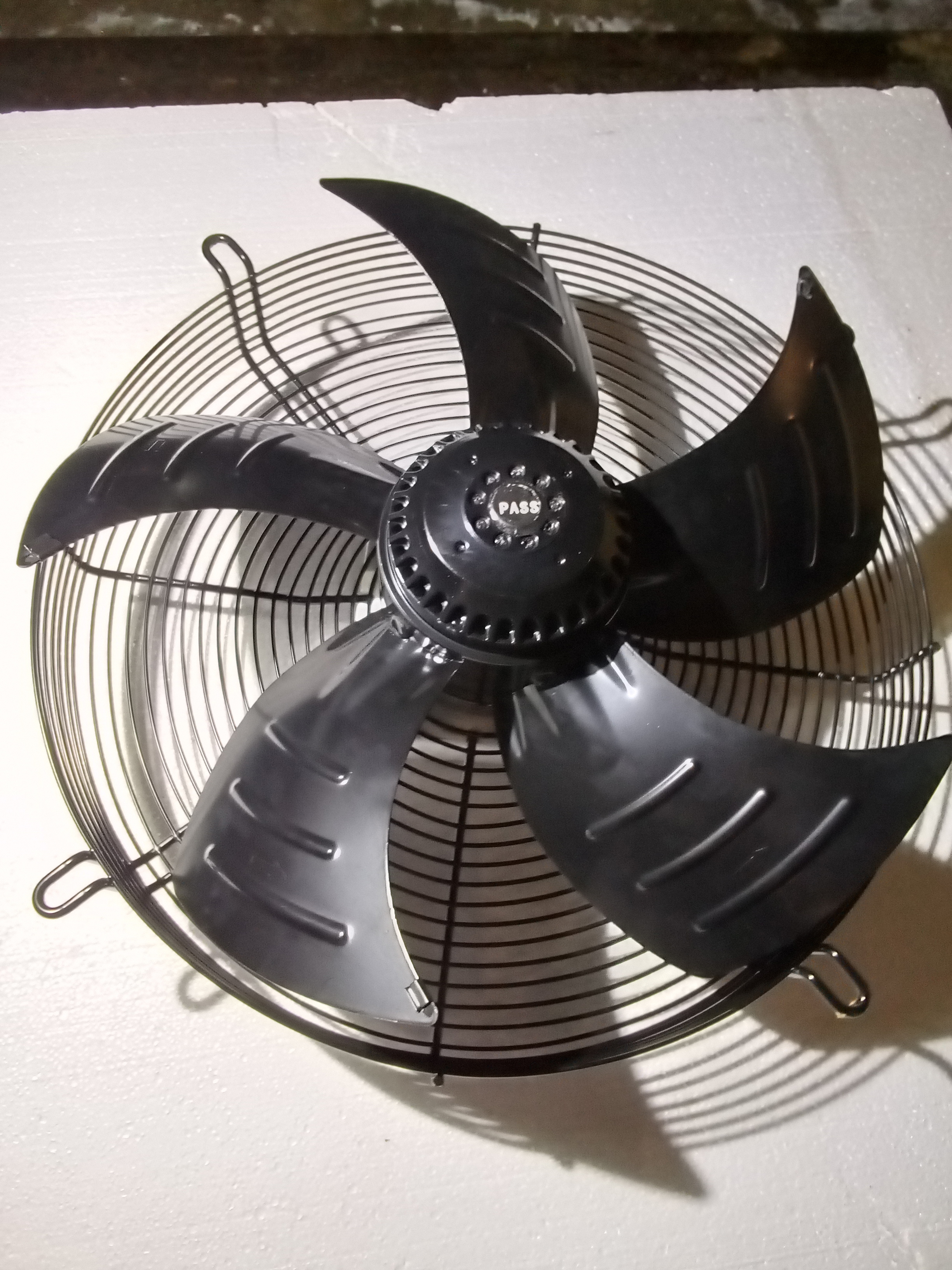 Изображение товара Вытяжной вентилятор Maer YDWF102L70P4-570N-500S D500 мм 76 дБ 9073 м³/ч цвет черный