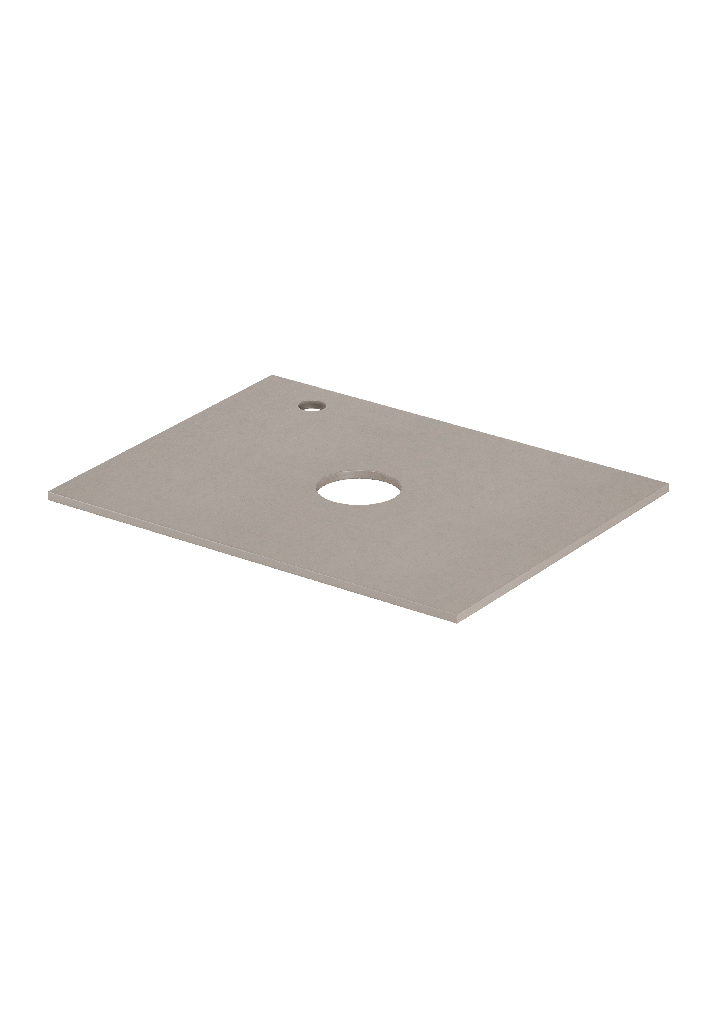 Изображение товара Столешница для ванной Aquanet Flat 00345774 60 бежевый керамогранит