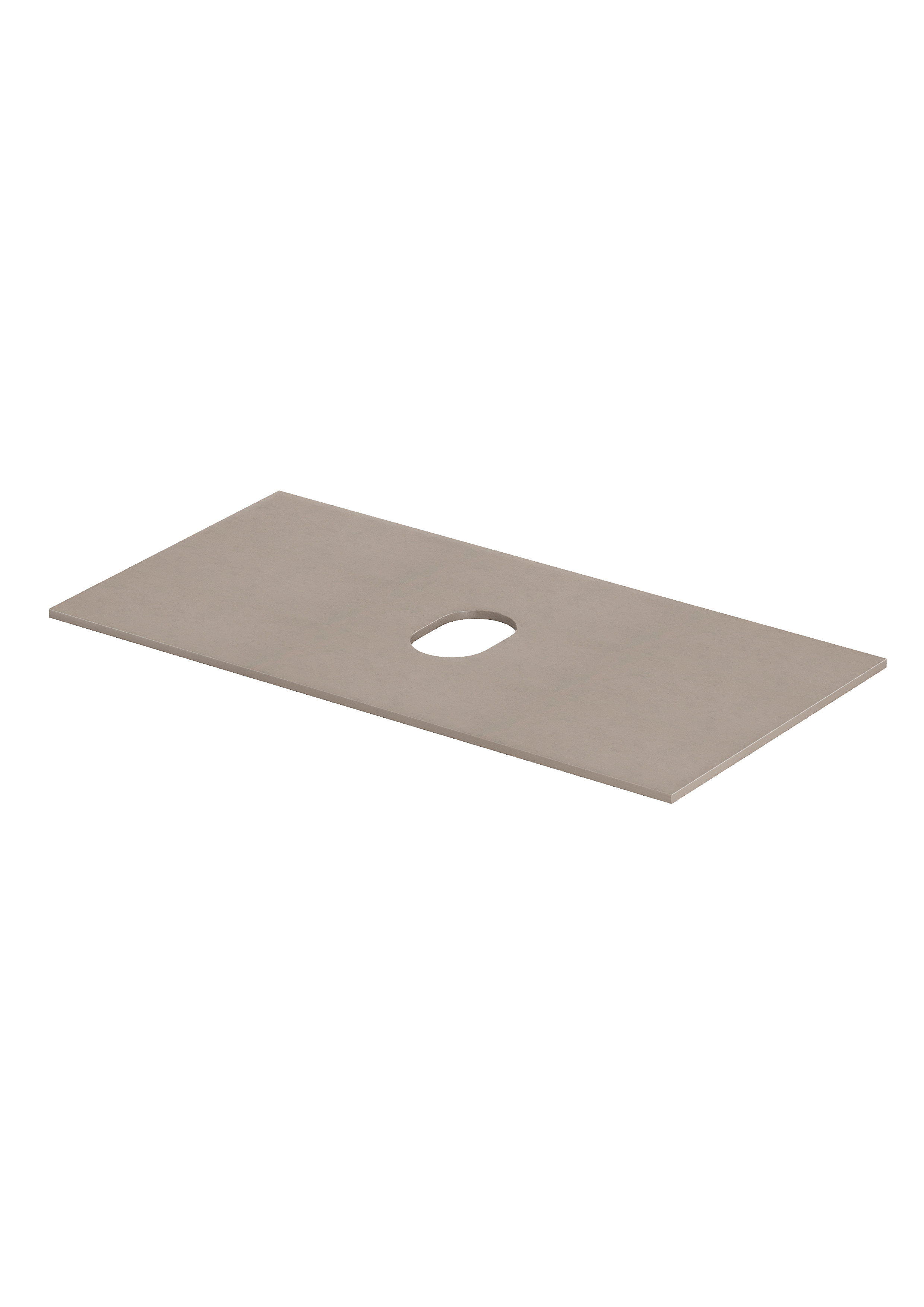 Изображение товара Столешница для ванной Aquanet Flat 00345768 90 цвет бежевый