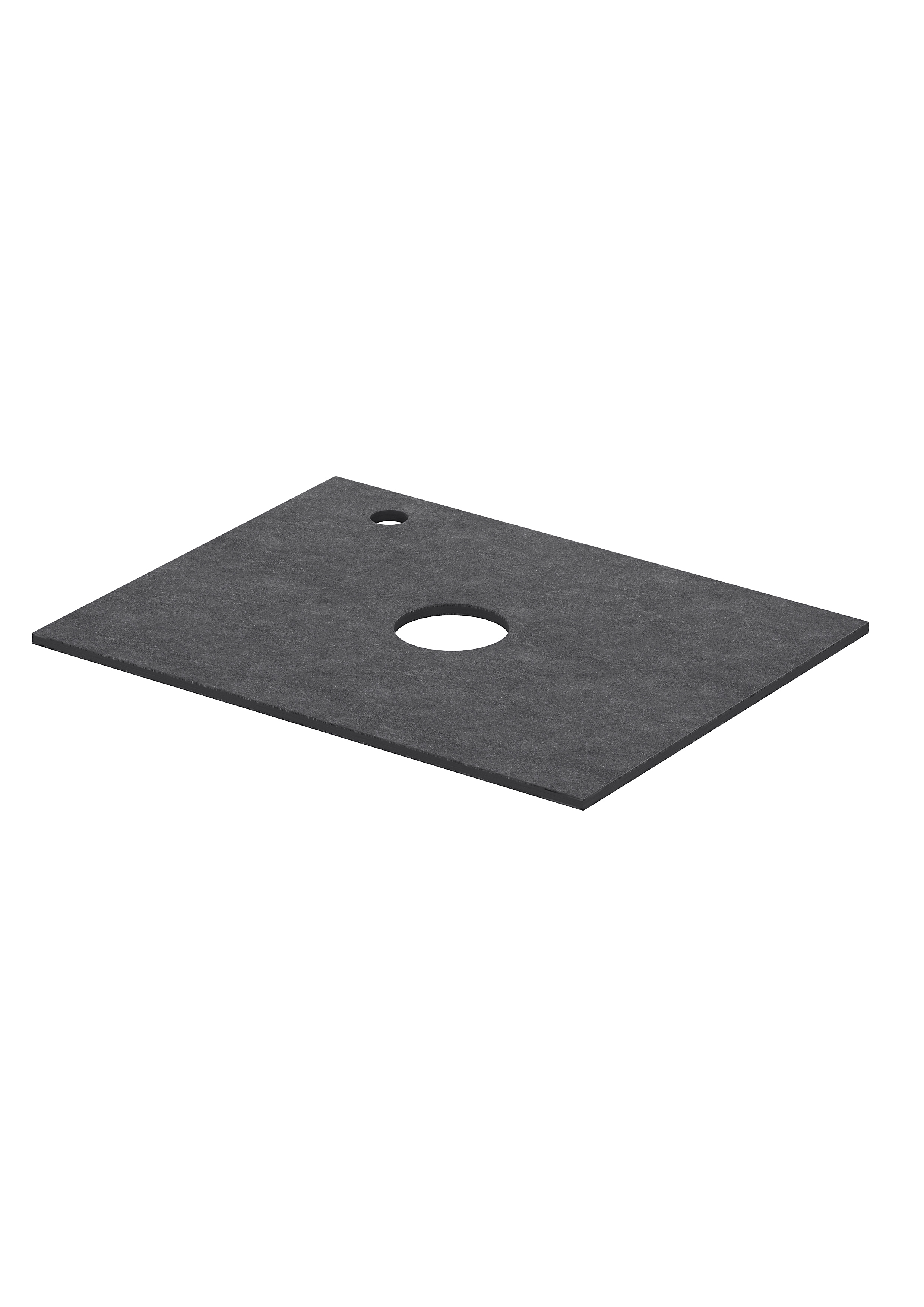 Изображение товара Столешница для ванной Aquanet Flat 00345776 60 цвет графит